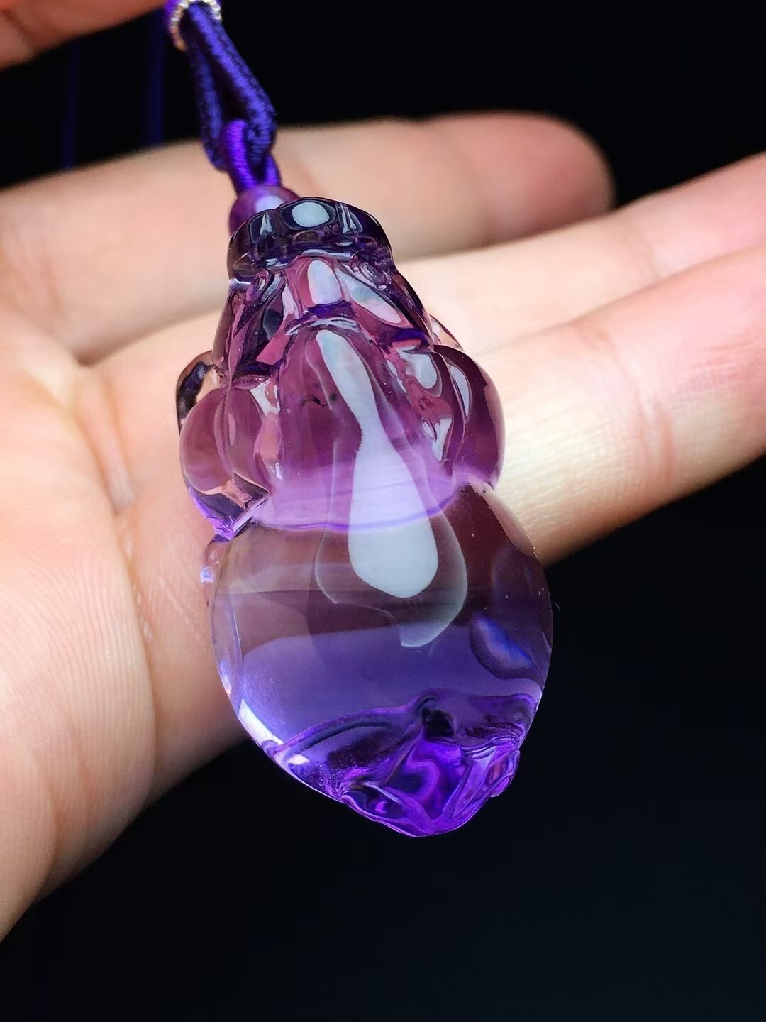 Natural Uruguay Amethyst Quartz Purple Jewelry pendant AAAAAA
