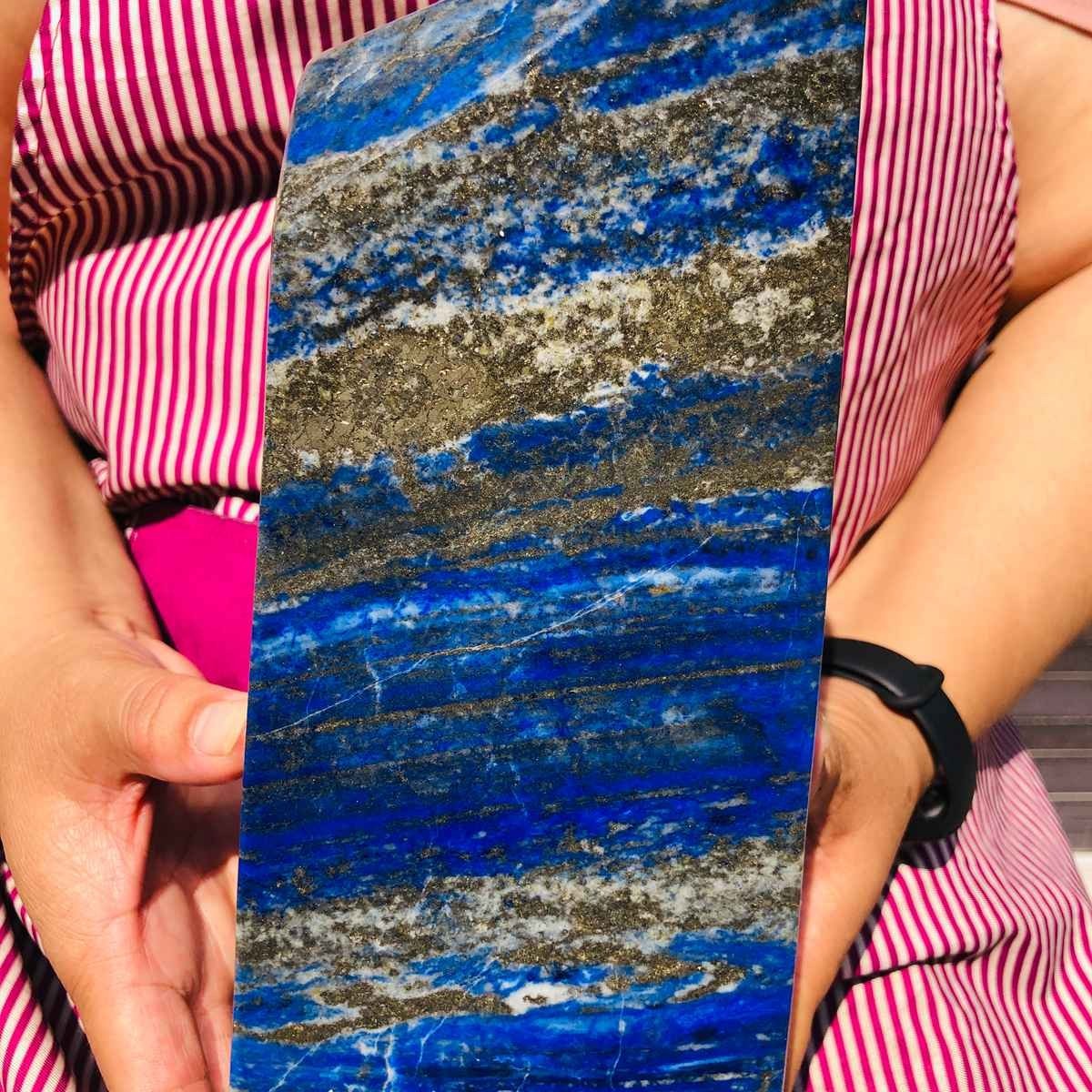 10LB Natural Lapis Lazuli Mineral Specimen Deep Blue Crystal healing Collect