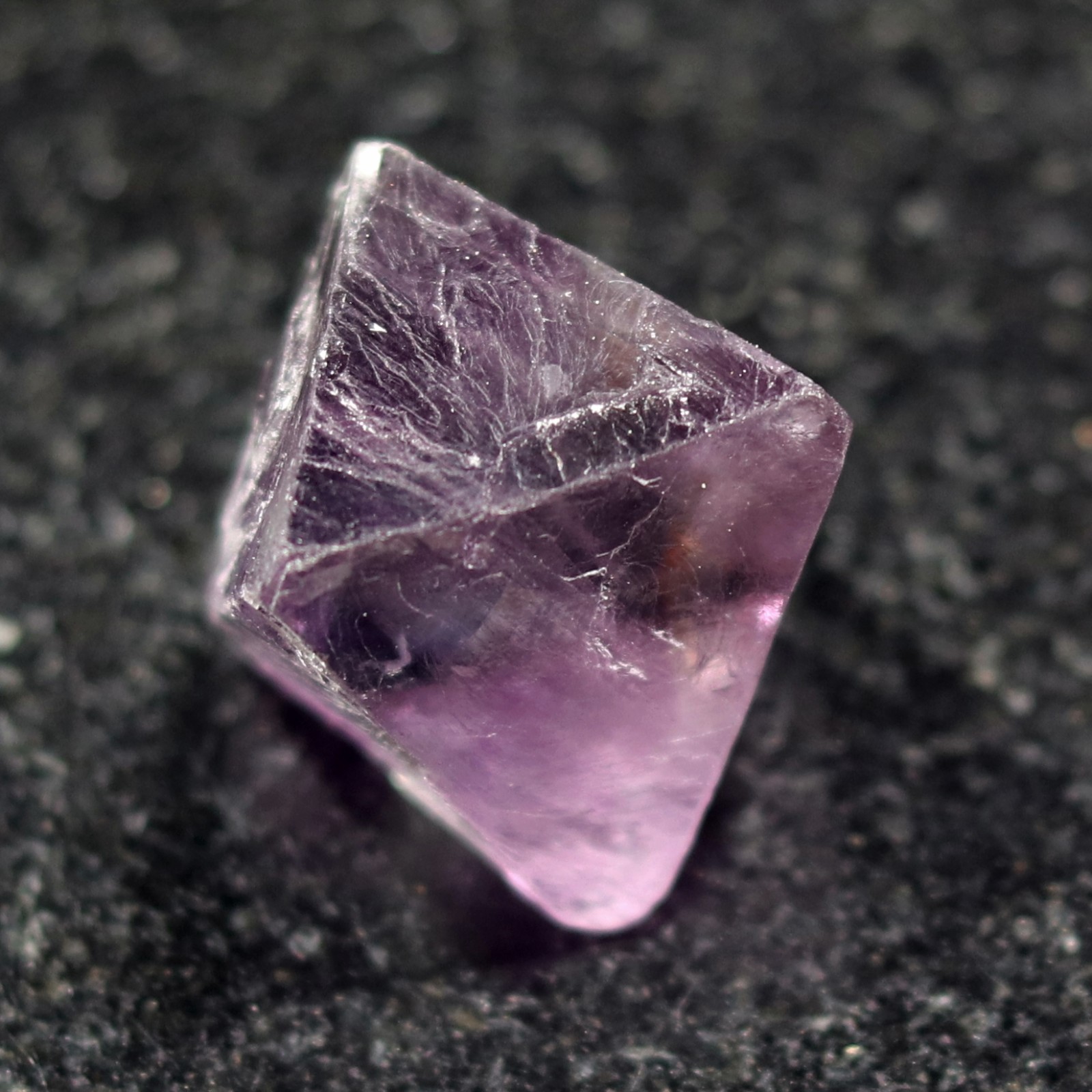 Fluorescent Mineral Specimen: Fluorite Octahedron (FLU63)
