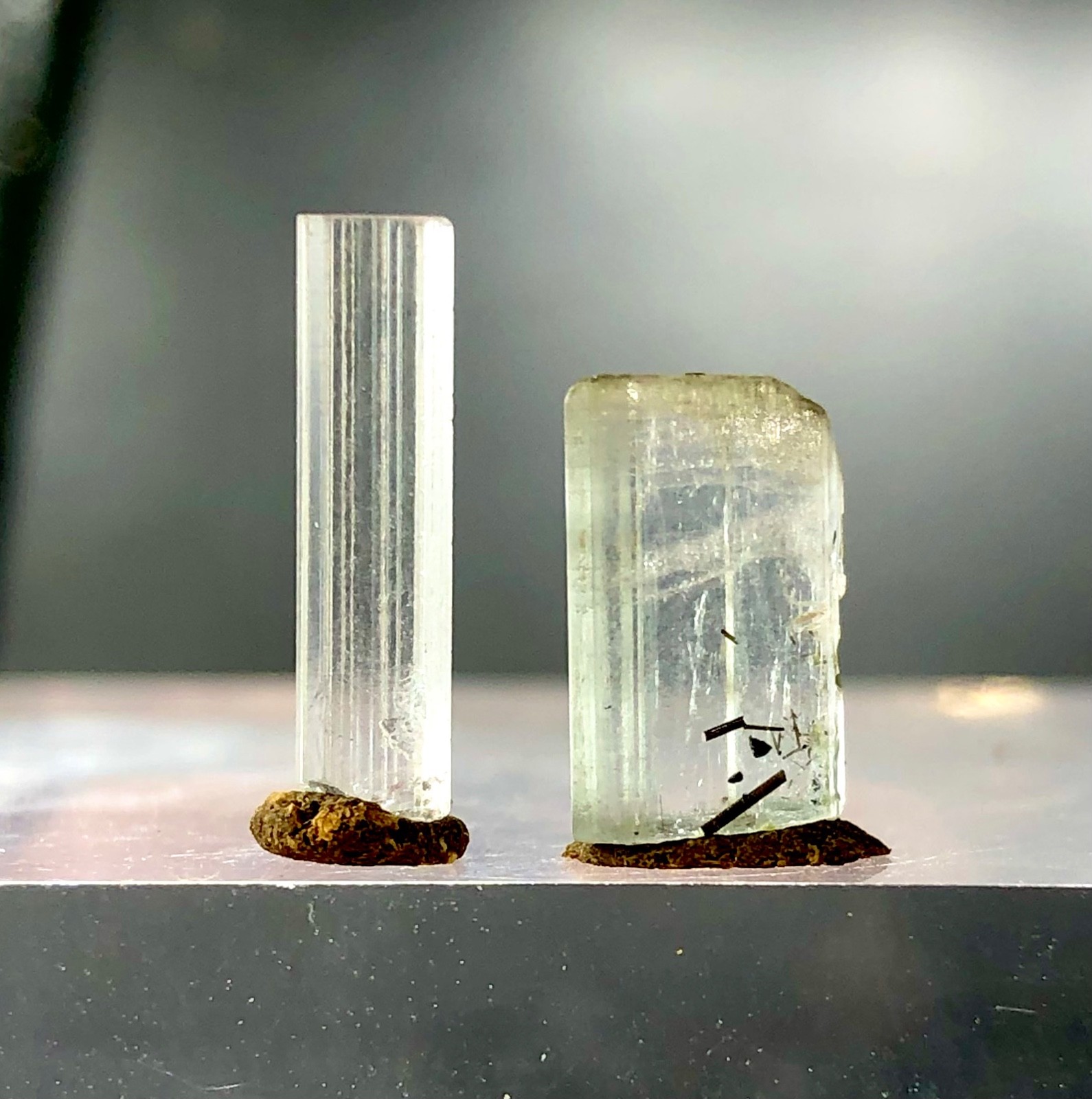 Natural Sky Blue Aquamarine Crystal Specimen Loupe Clean Shigar Pakistan 1.00g