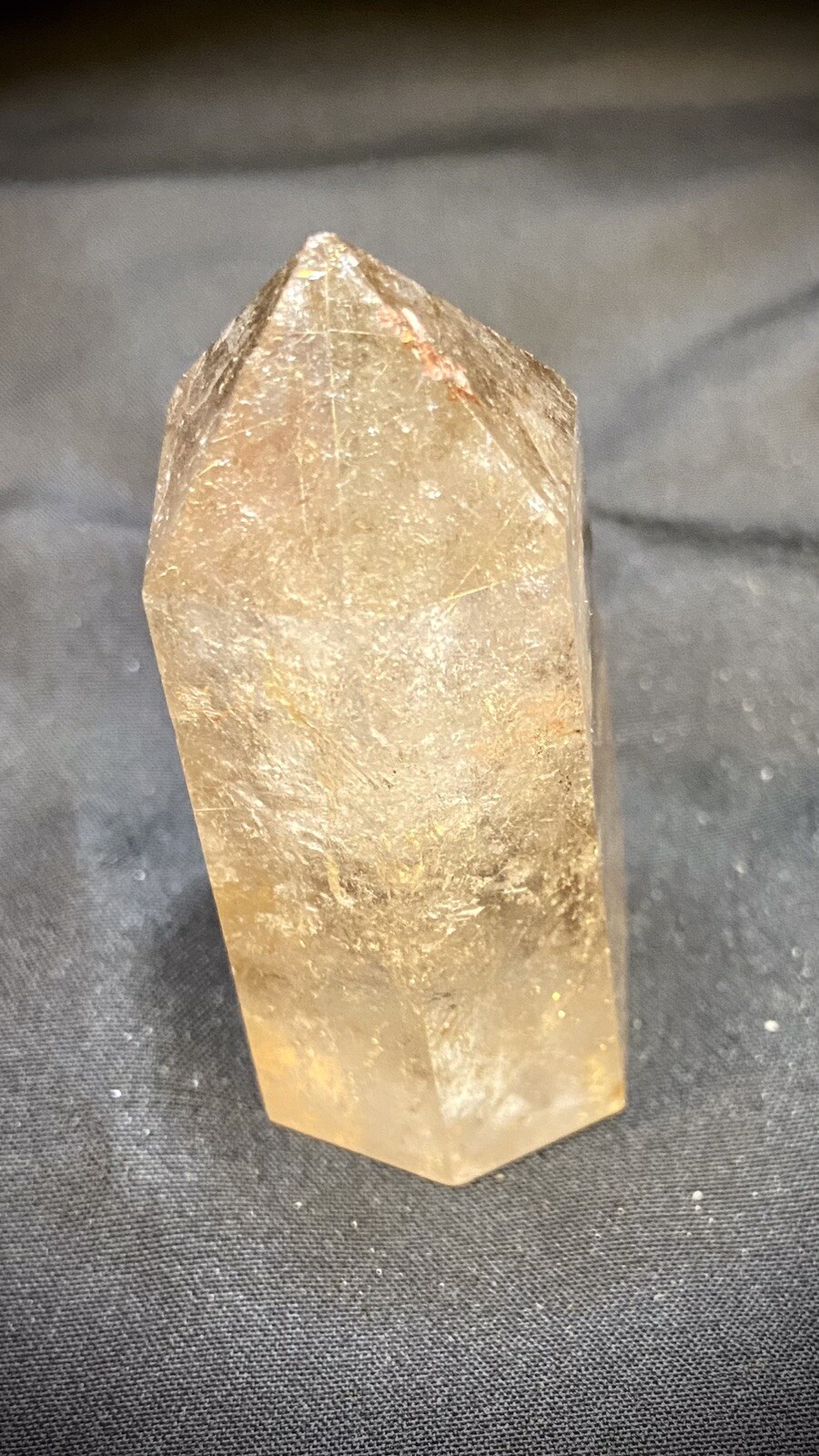 Golden Rutile Quartz Tower 78 Gram