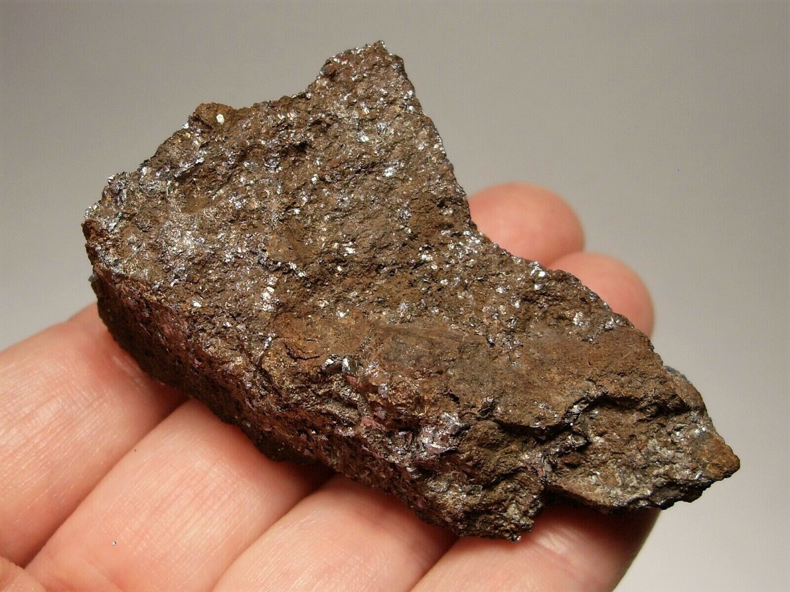 Shiny Molybdenite Sprinkles on Unknown Host Rock 79.5g