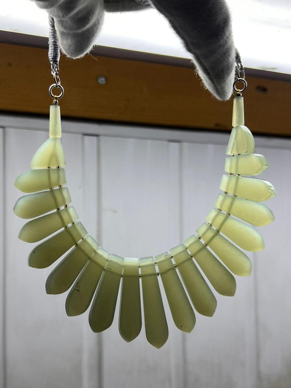 High Grade Natural Grape Jade Jewelry Set | Handmade Necklace, Earrings & Bracel
