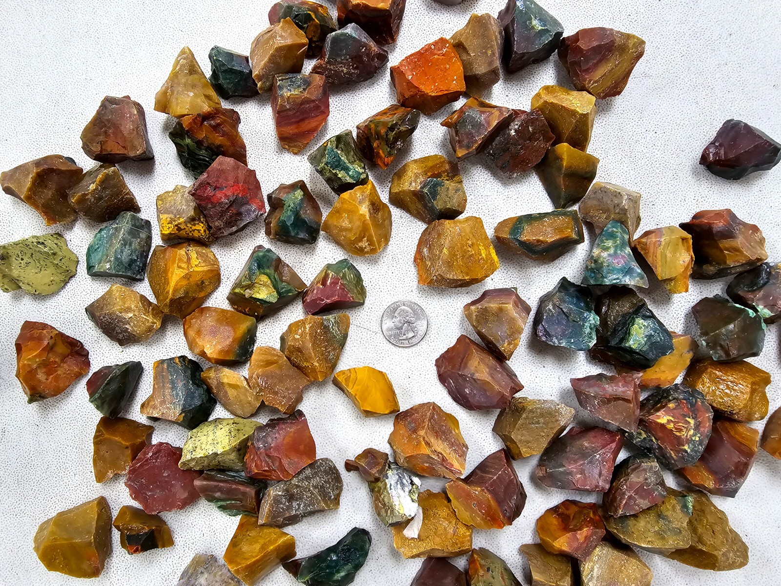 Fancy Jasper Crystal Stones Raw Rough Bulk Gems for Tumbling Healing Aquarium