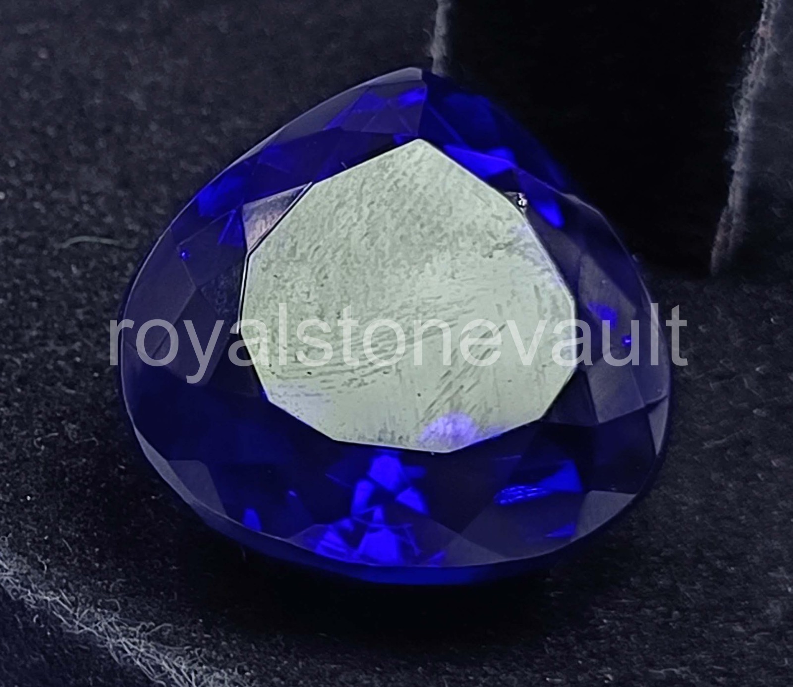 74.30 Ct Natural Blue Sapphire Pear Shape IGL Certified Loose Gemstone 5AOF