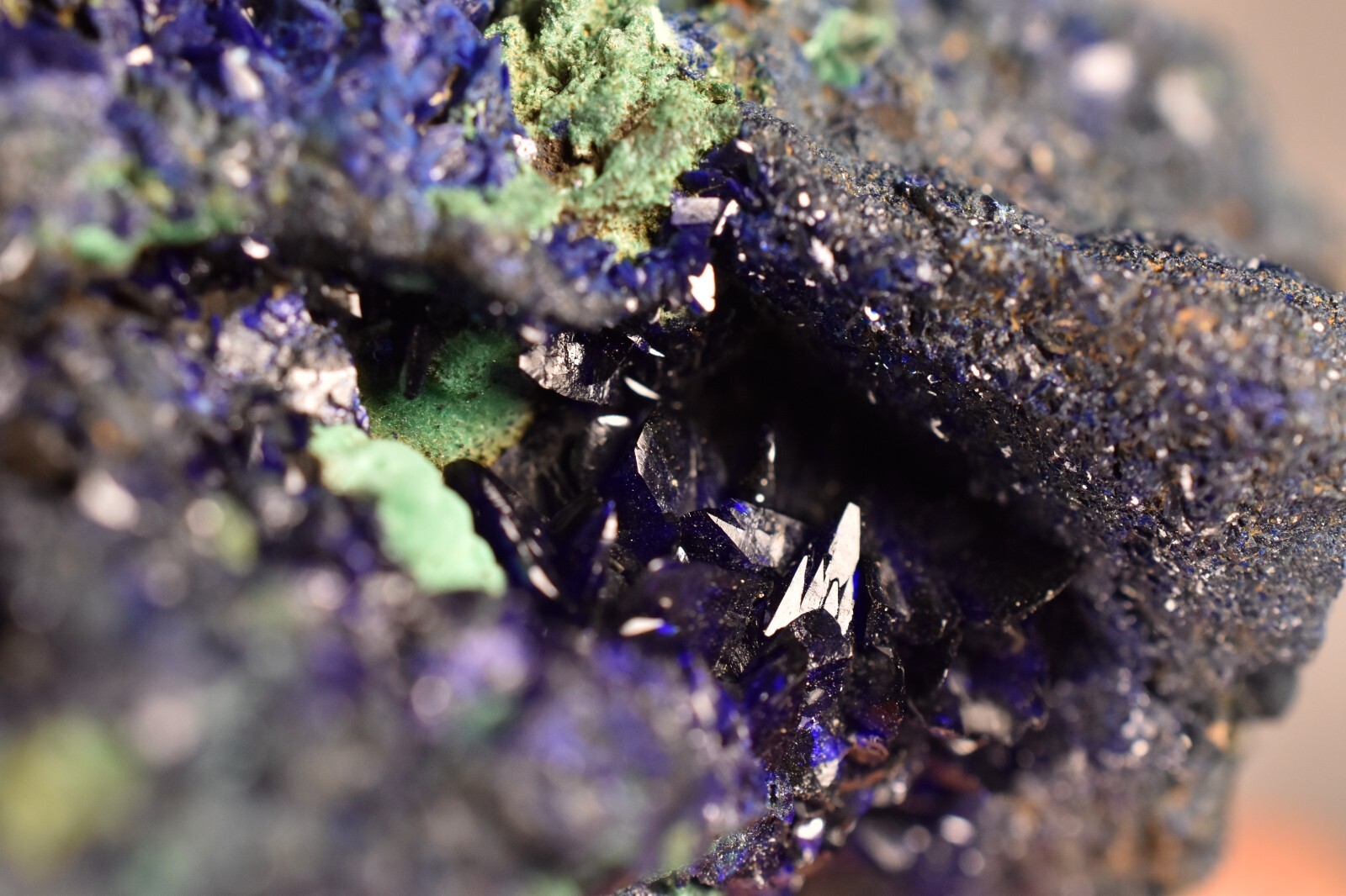 *AZURITE* 5.8cm 108.7g Crystal Cluster Malachite Natural Rough Specimen