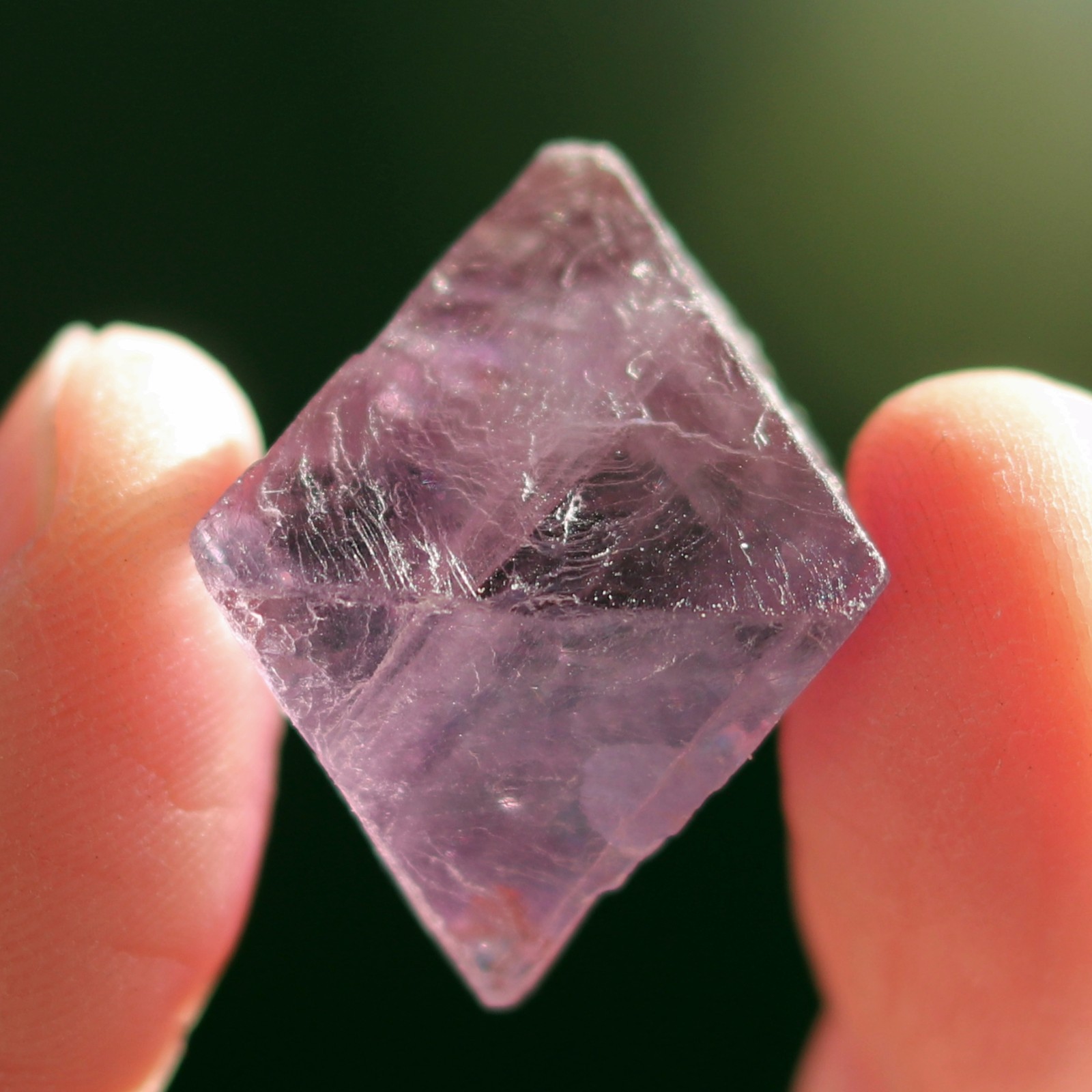 Fluorescent Mineral Specimen: Fluorite Octahedron (FLU63)