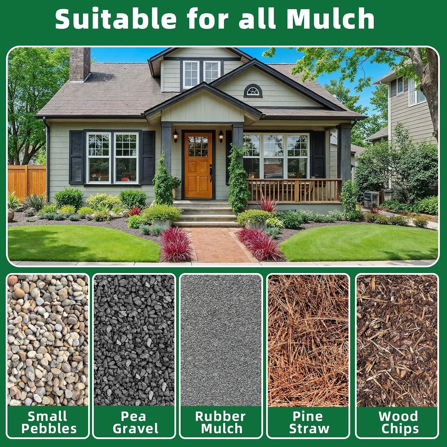 Rock Glue for Landscaping – 2 Gallon Mulch Glue, Gravel Binder & Stone Adhesive,