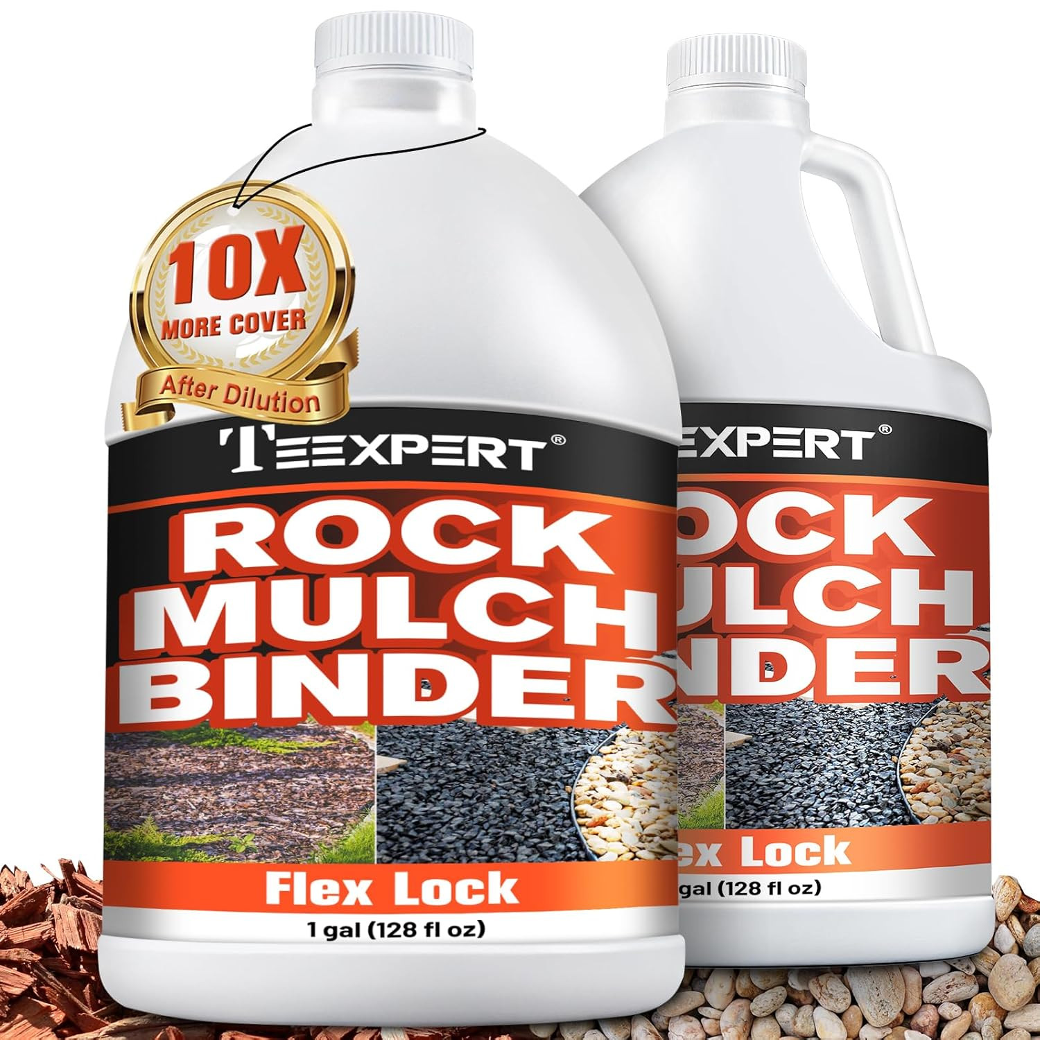 Concentrate Mulch Binder Rock Glue 2 Gallon Pea Gravel Binder Landscape Adhesive