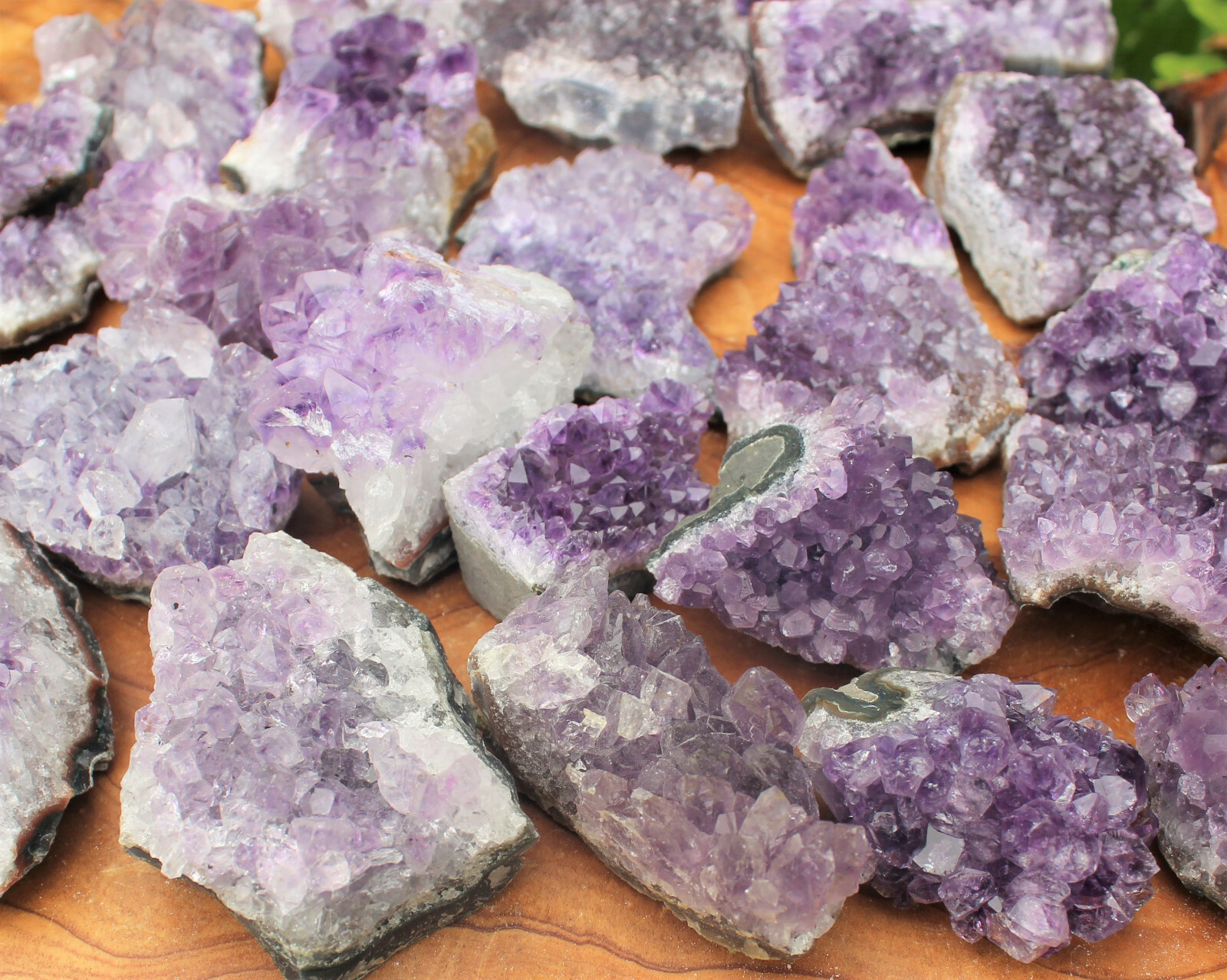 Bulk Lot 1 Kilo (2.2 lb) Amethyst Crystal Cluster Small Specimens 15 – 25 Pieces