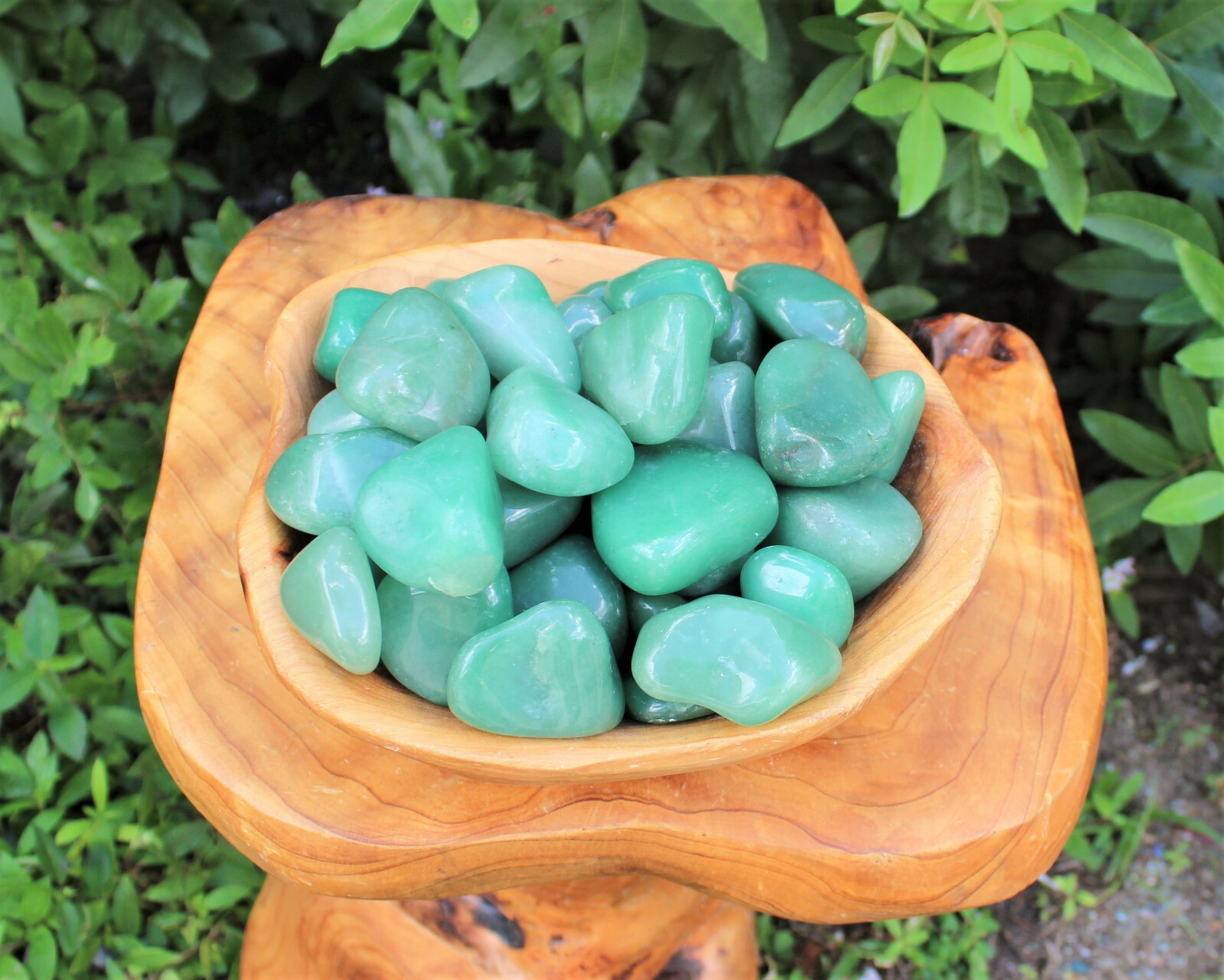 LARGE Green Aventurine Tumbled Stones, 1 – 2″ (Wholesale Bulk Crystal Lots)