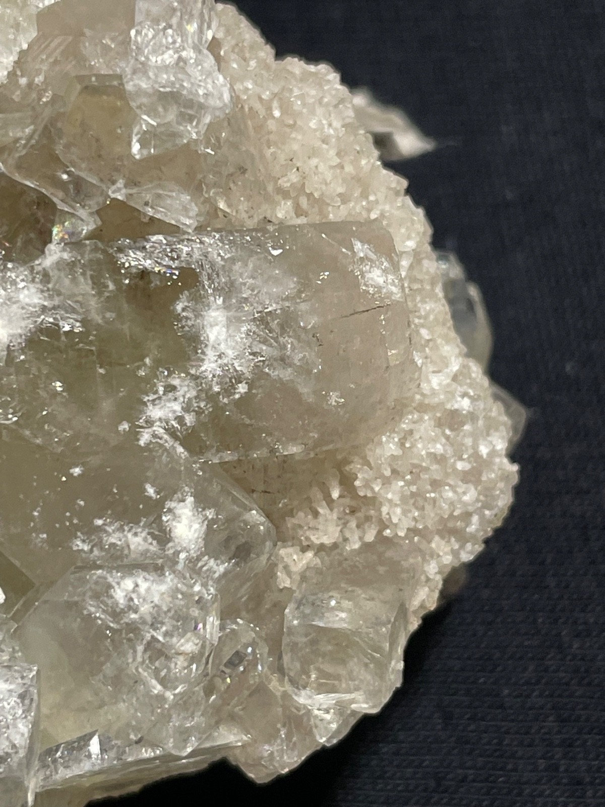 2 pieces Natural Apophyllite cluster crystal stone 143 gr 6x5x4 cm