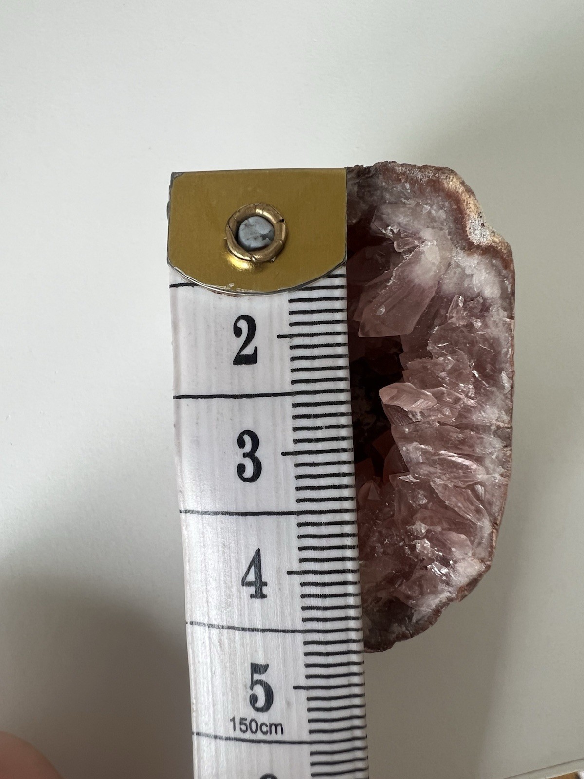 42g – Mini Pink Amethyst Geode Cave from Argentina