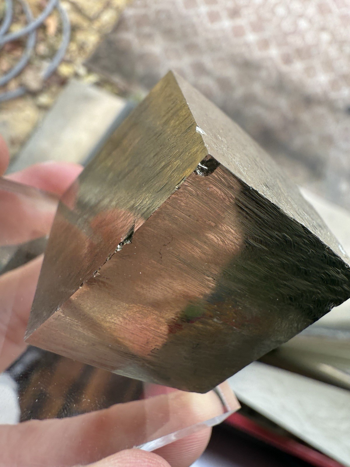 Cubic Pyrite, Navajun Spain, 34mm 785 carats
