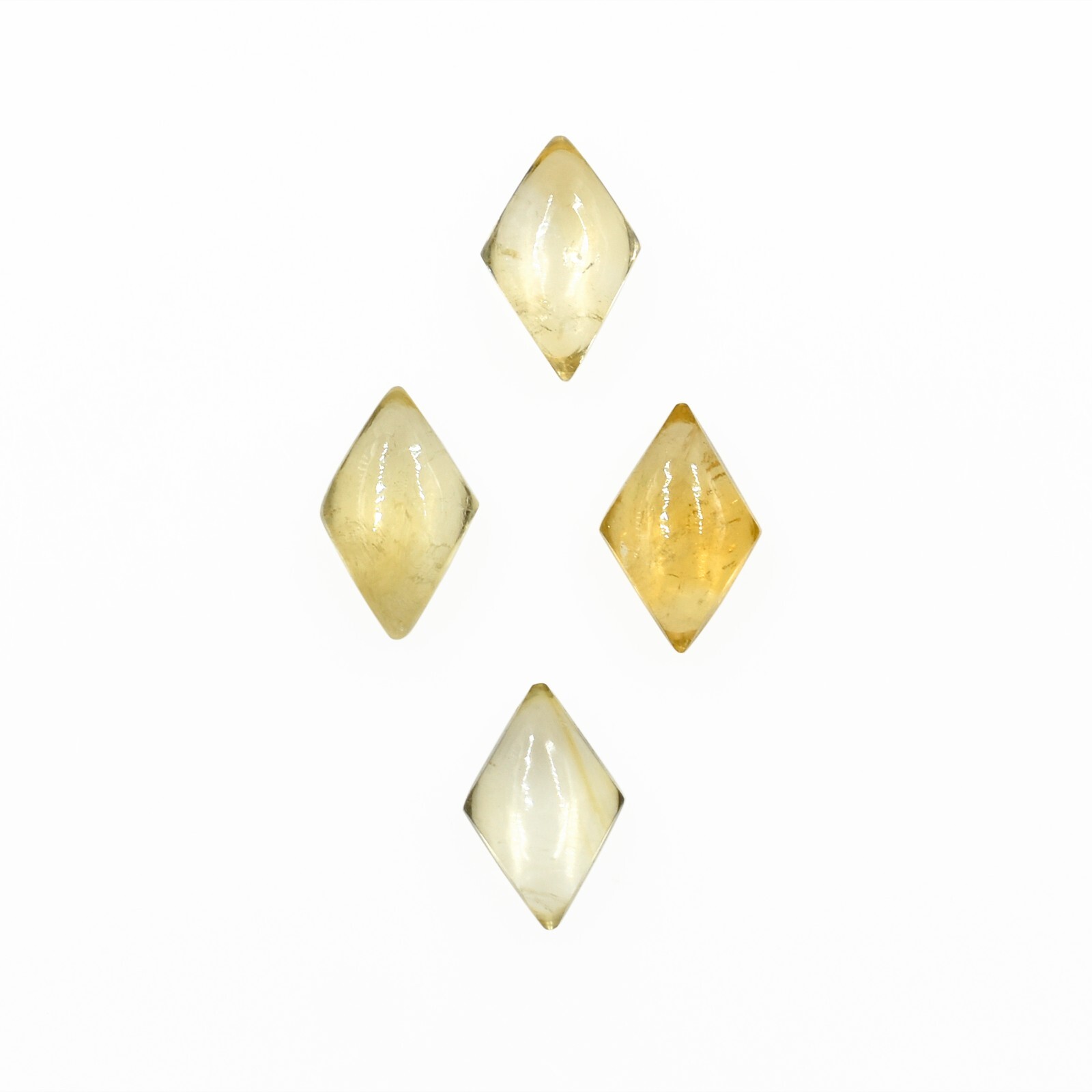 Natural Smooth Citrine Gemstone For Jewelry Making Handmade Healing Birthstone