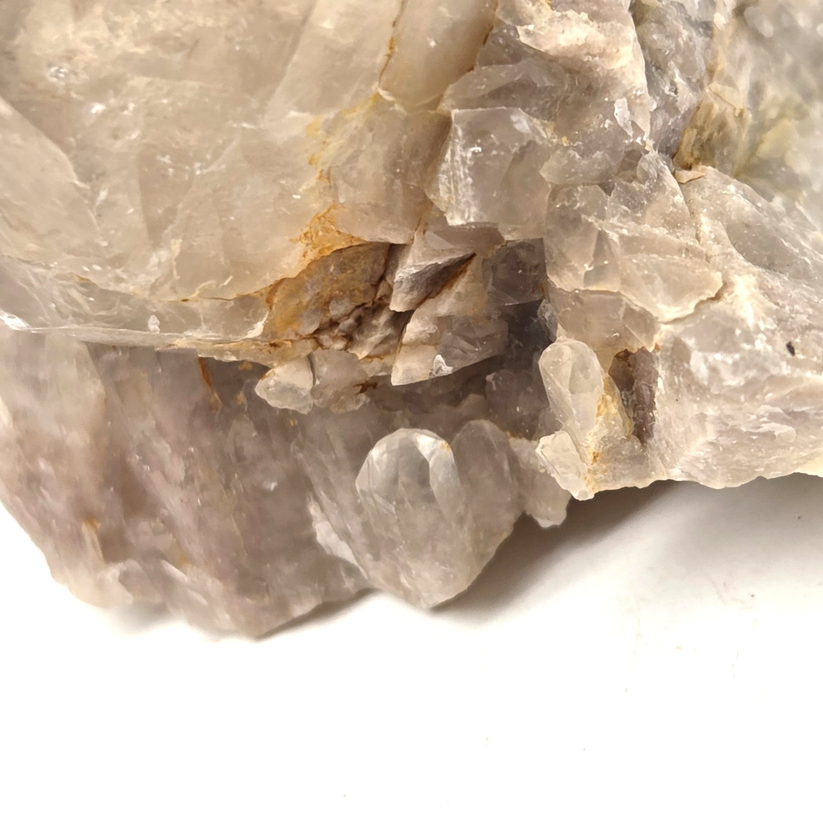 Natural Phantom Smokey Quartz Cluster From Luena, Congo