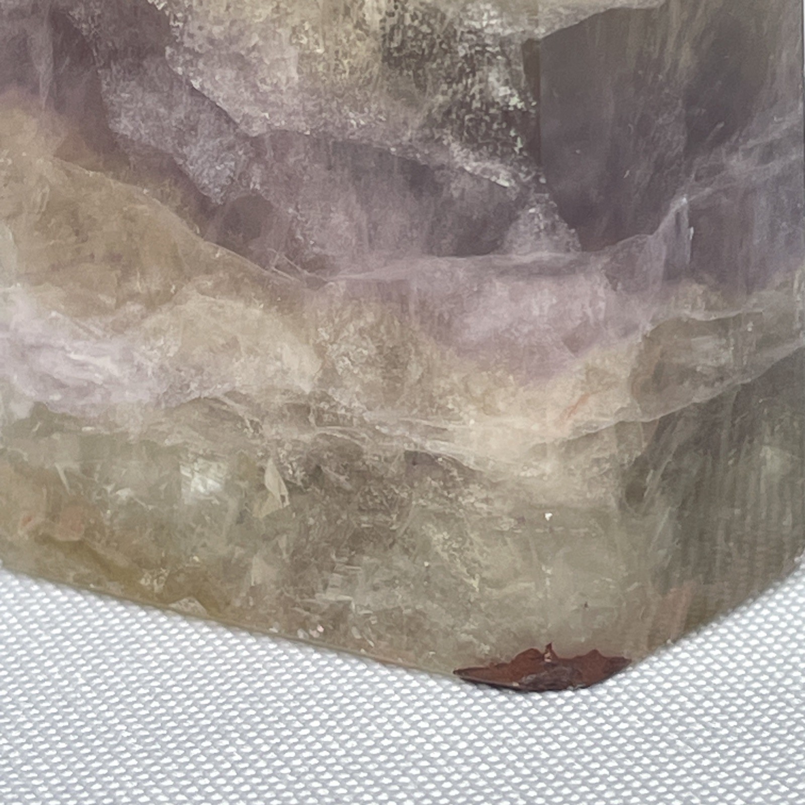 Colorful Rainbow Fluorite PolishedCrystal Tower 3.82”/10cm, TW 11.8oz