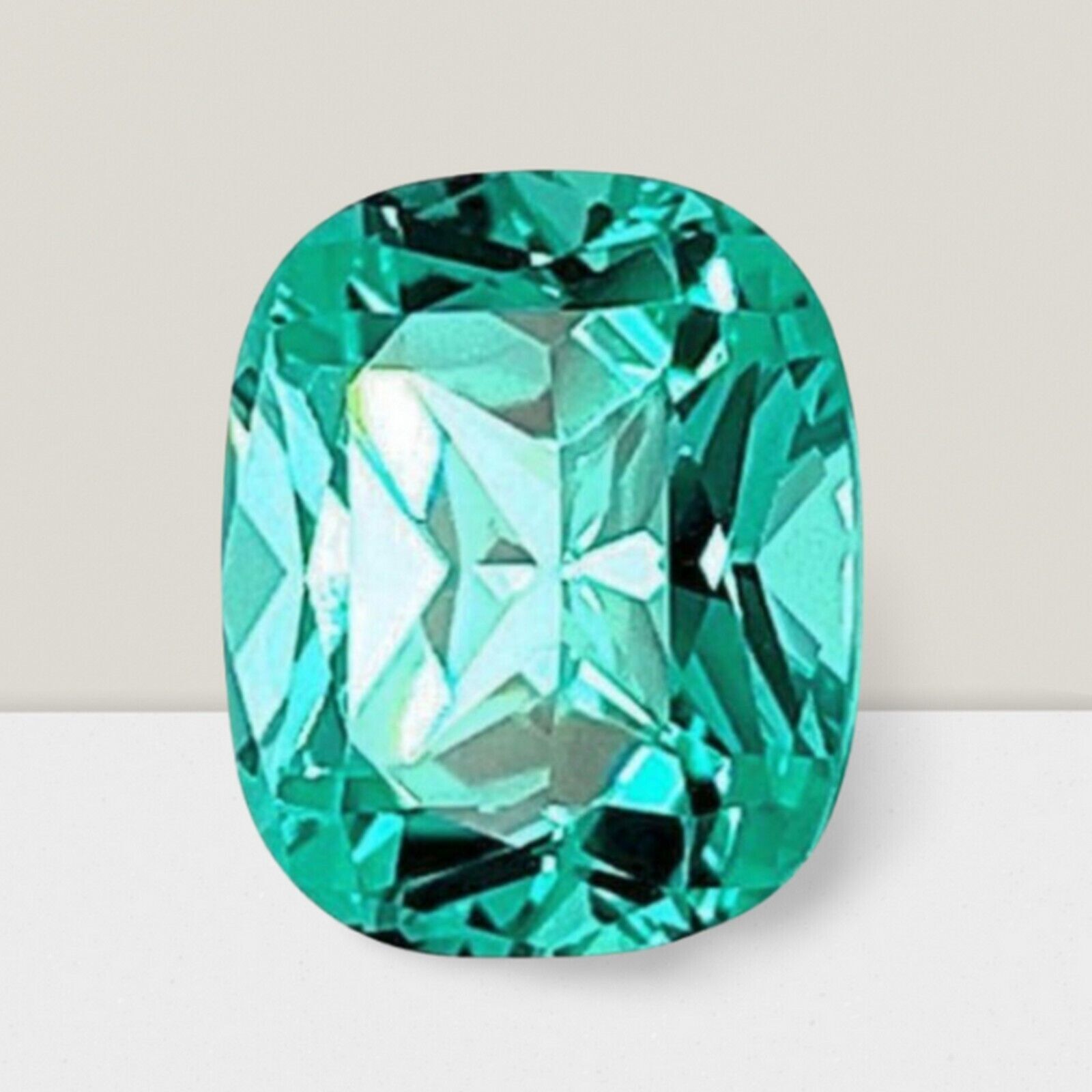 Paraiba Tourmaline Cushion Cut Gemstone 5 Cts – 12×10 mm VVS Loose Gem