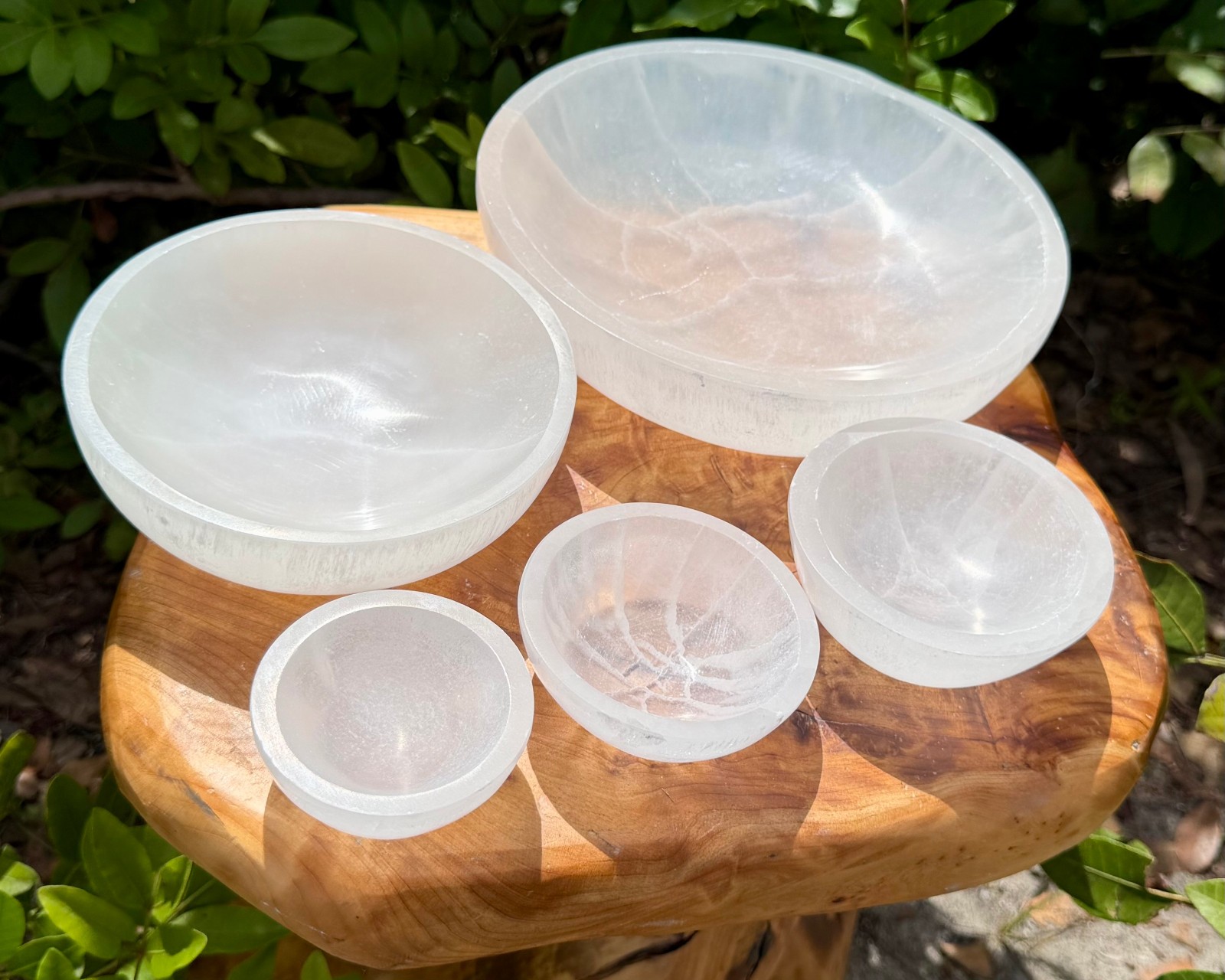 Polished Selenite Charging Bowl: 2″, 3″, 4″ or 6″ Crystal Cleaning & Cleansing
