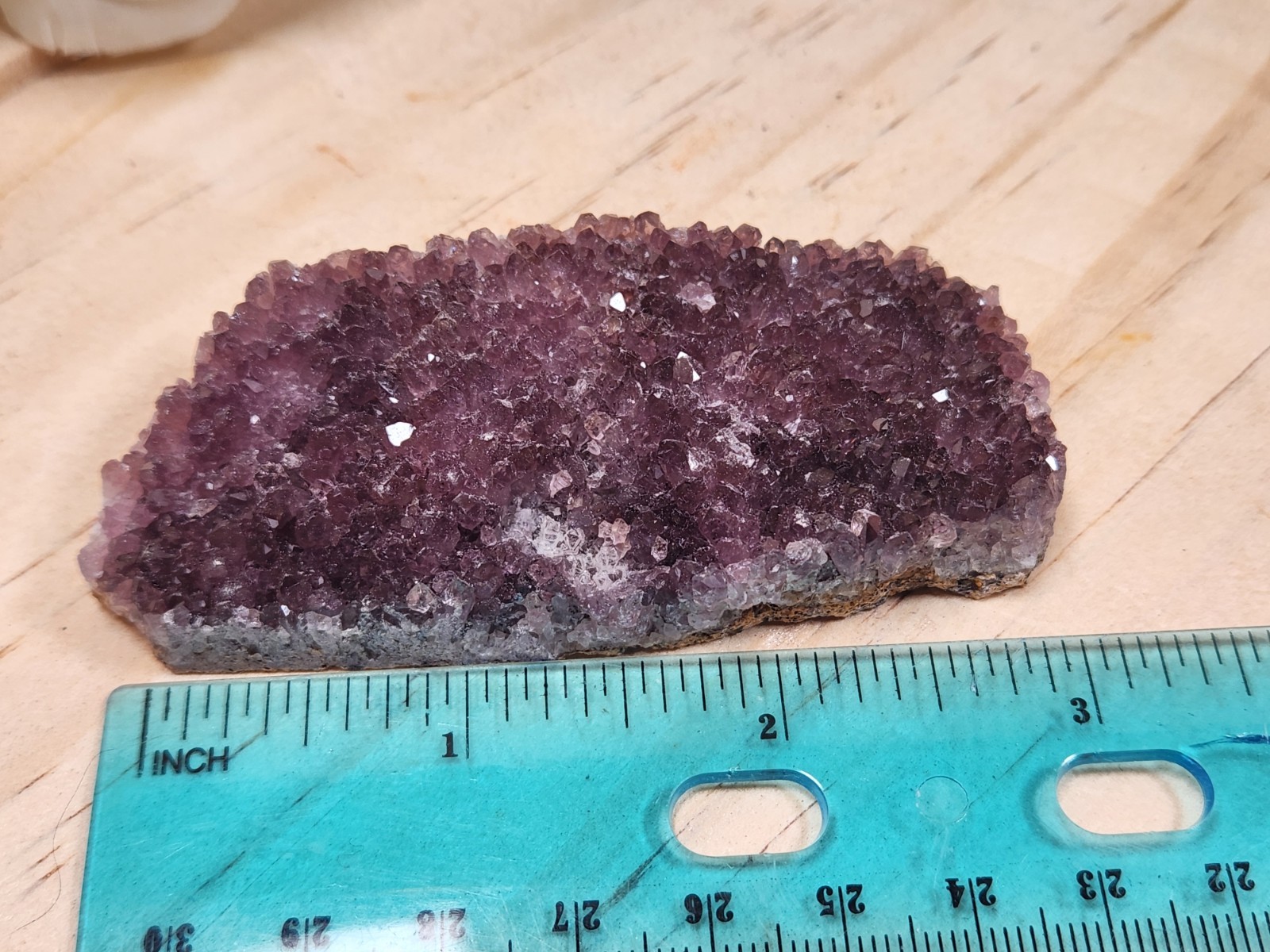 Turkish Amethyst Druzy Crystal Cluster, Alaçam Mine, 76g 3 Inch Specimen Y12