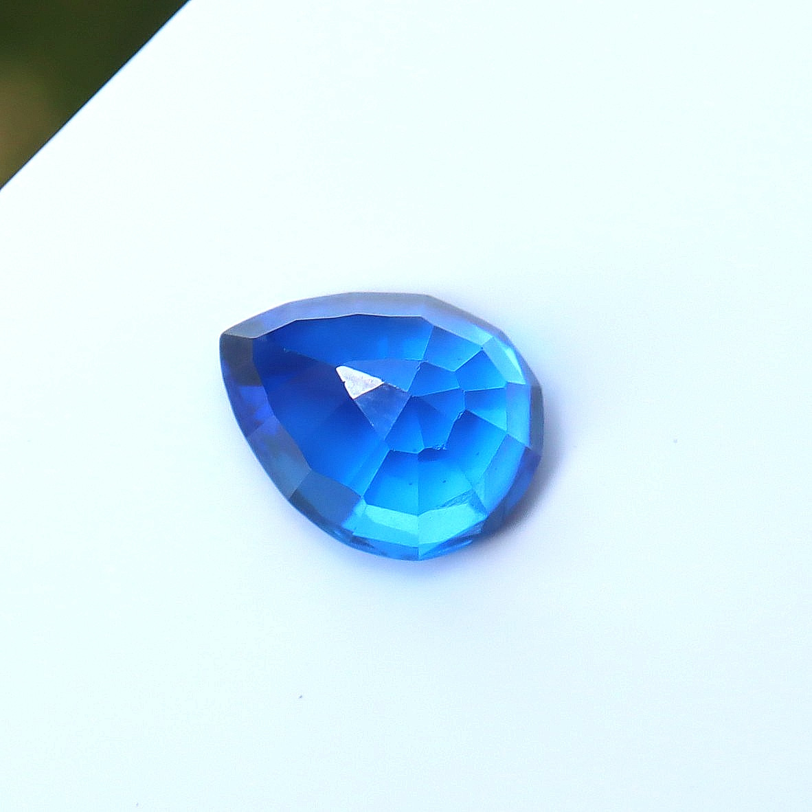 4-5 Ct AAA+ Gemstone Pear Cut Blue Sapphire GGI Certified Loose Gemstone