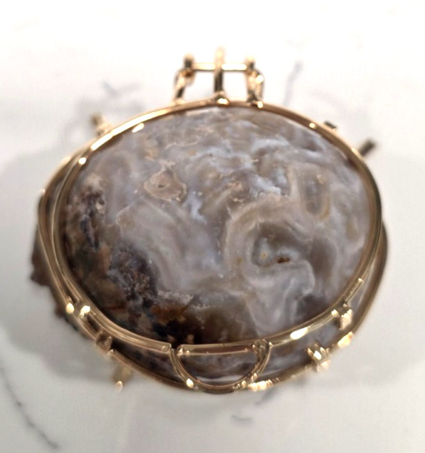 Natural Druzy Geode Crystal Jewelry Box #12