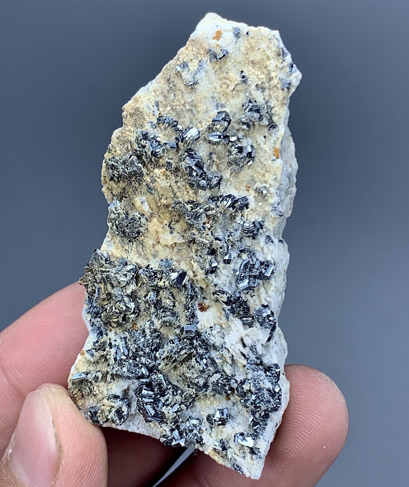 Hematite Crystal Specimen/ Sparkling Metallic Mineral, Pakistan 43 Gram