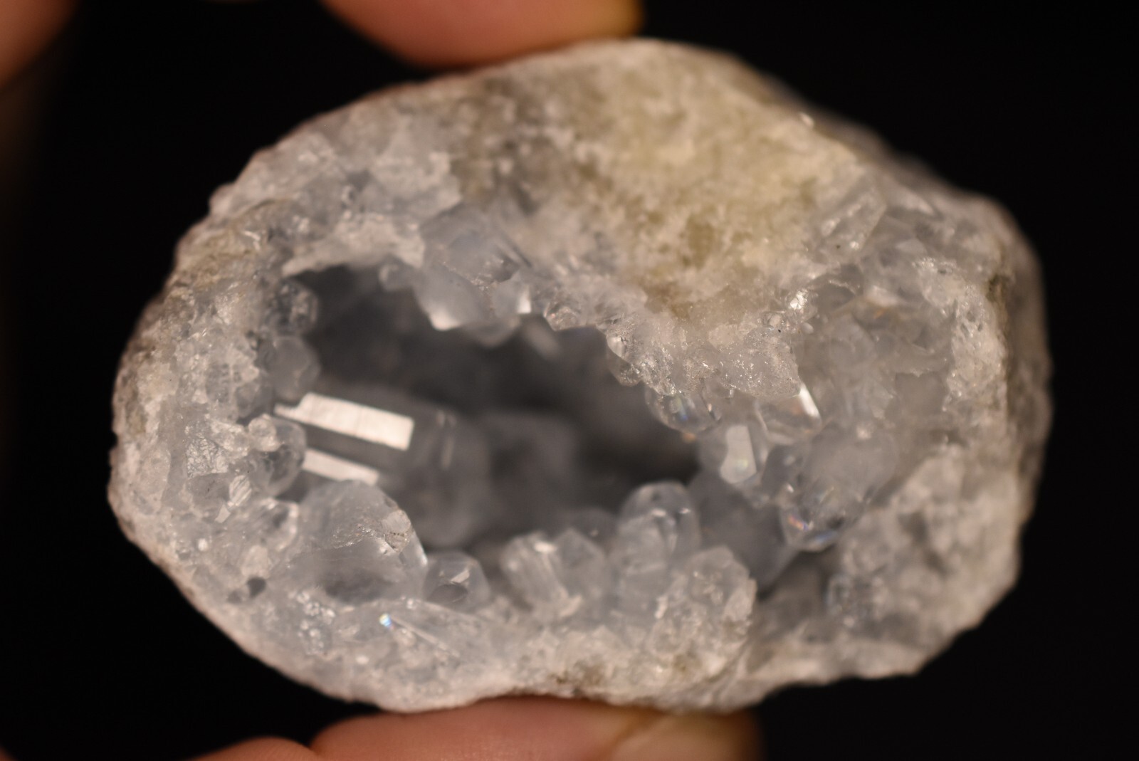 *CELESTITE* Specimen 6.8cm 191.1g Natural Geode Crystal Cluster Celestine