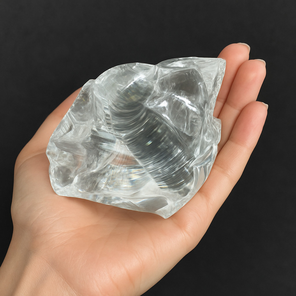 Premium Clear Quartz Crystal Raw Gemstone 1050-1250CT, Home Energy Enhancement