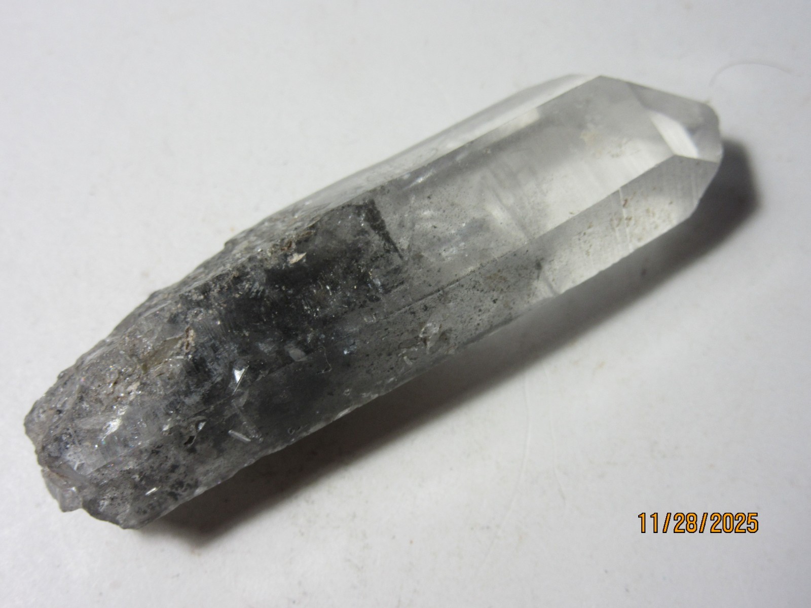 Blue Phantom Quartz 2 3/4 Inch Point Mt. Ida Arkansas Collectible BPQPMIA-2.75