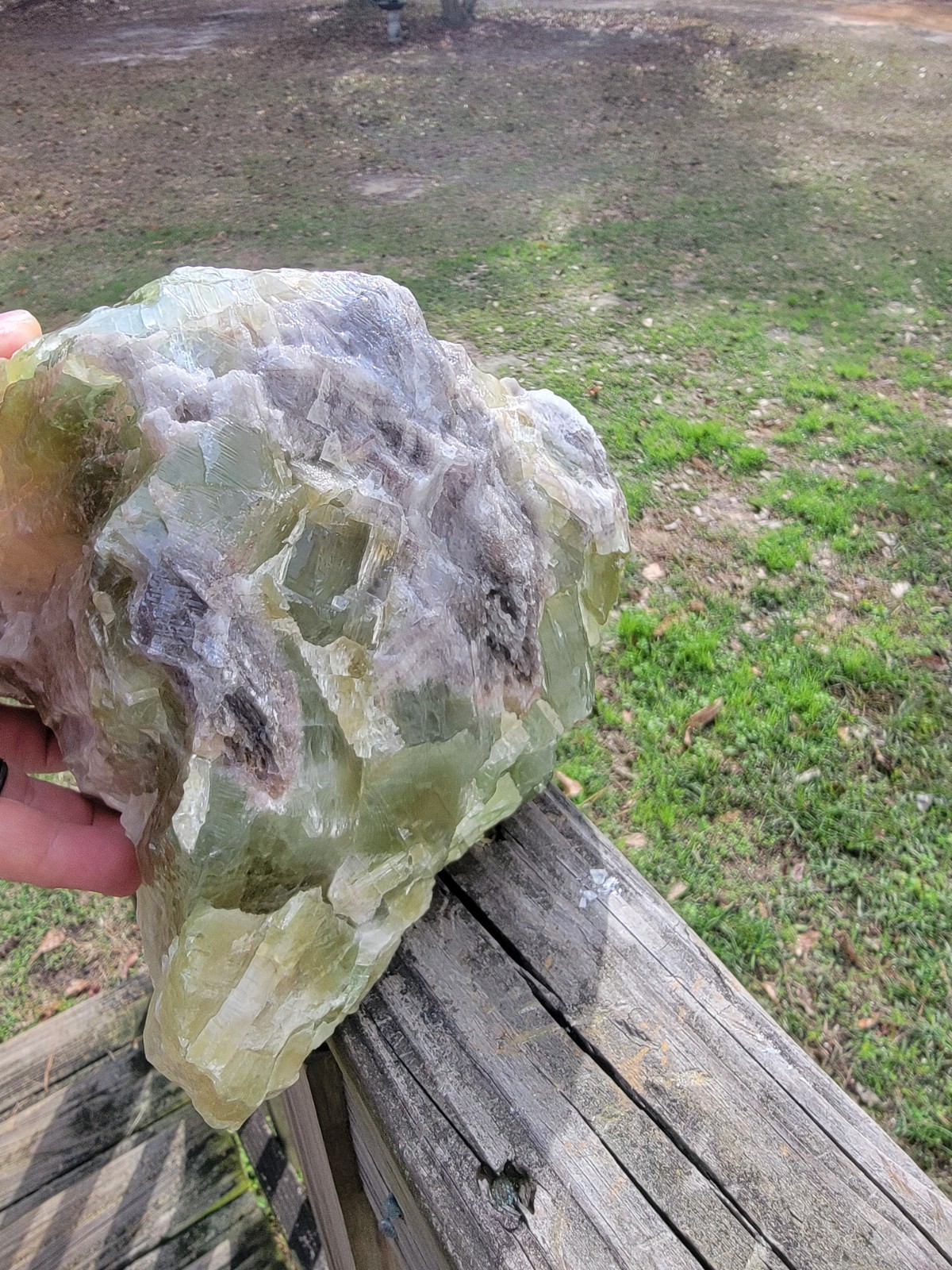 10+ Lb Green Calcite Rough Stone Specimen Mineral Rock