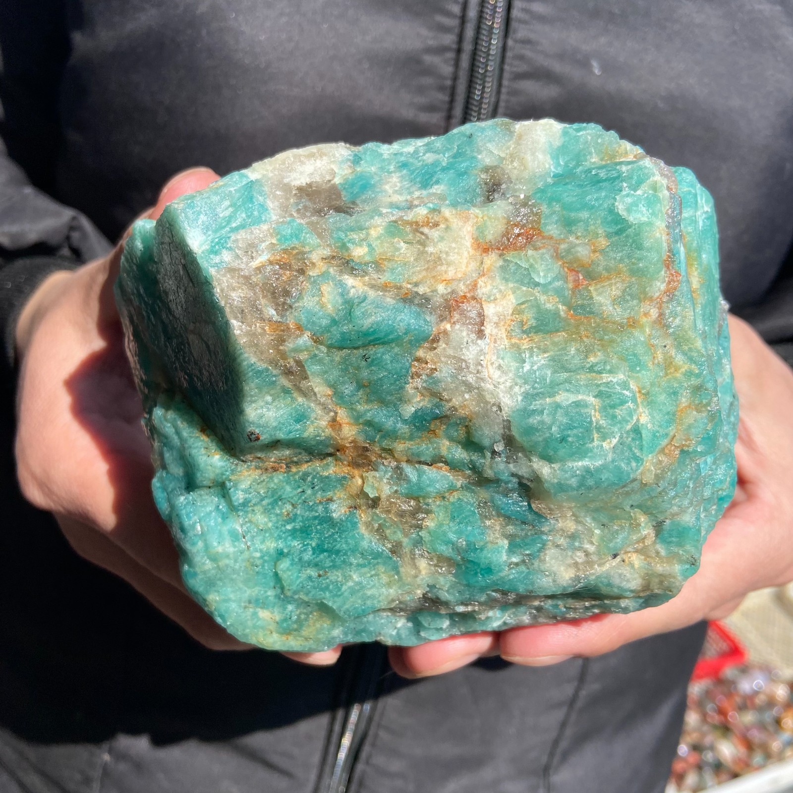 1.54kg Wholesale High Quality Natural Raw Green Aventurine Rough Crystal Mineral