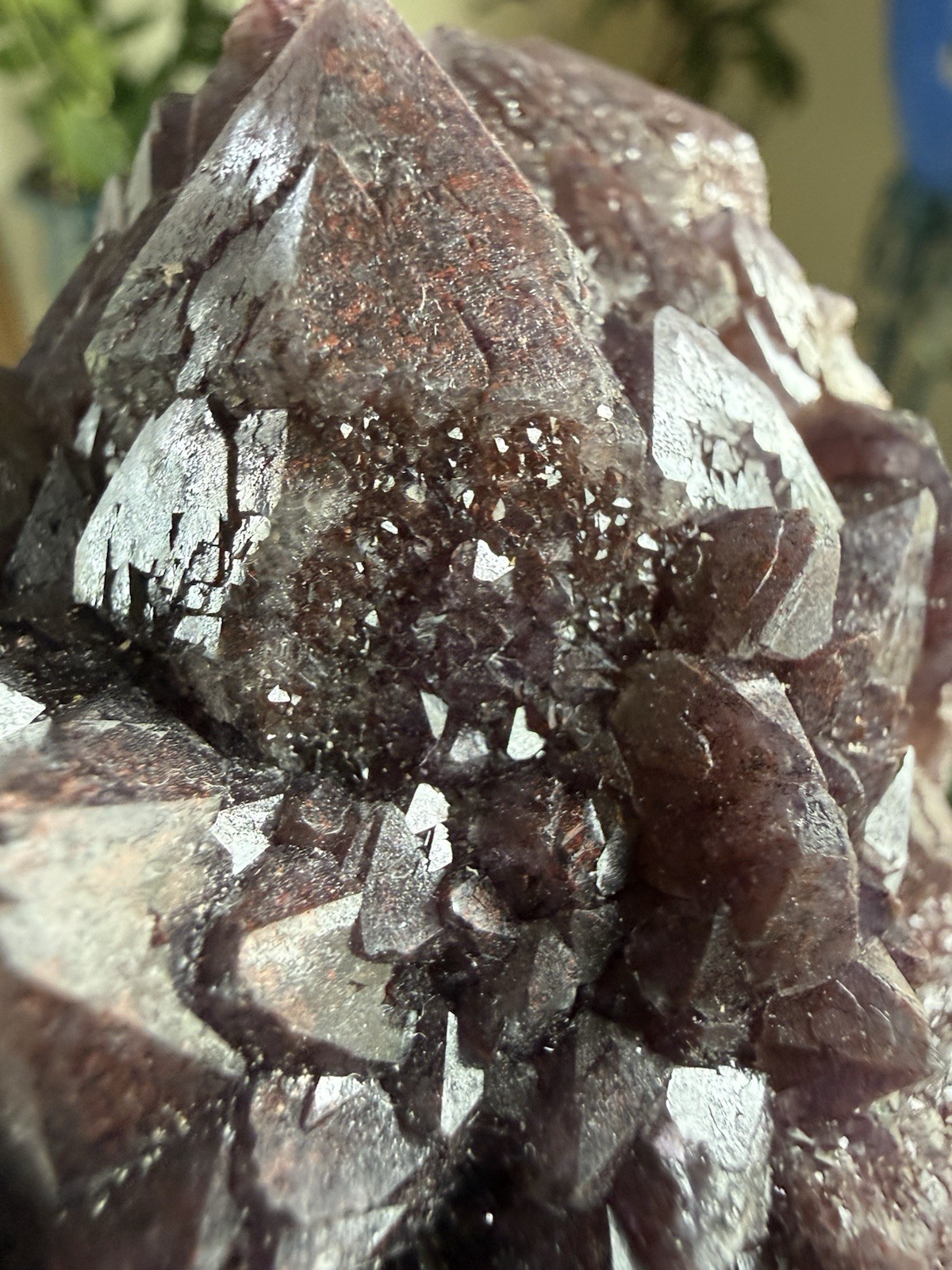 Purple Amethyst Crystal Cluster Specimen – Approx. 2.5 Inches