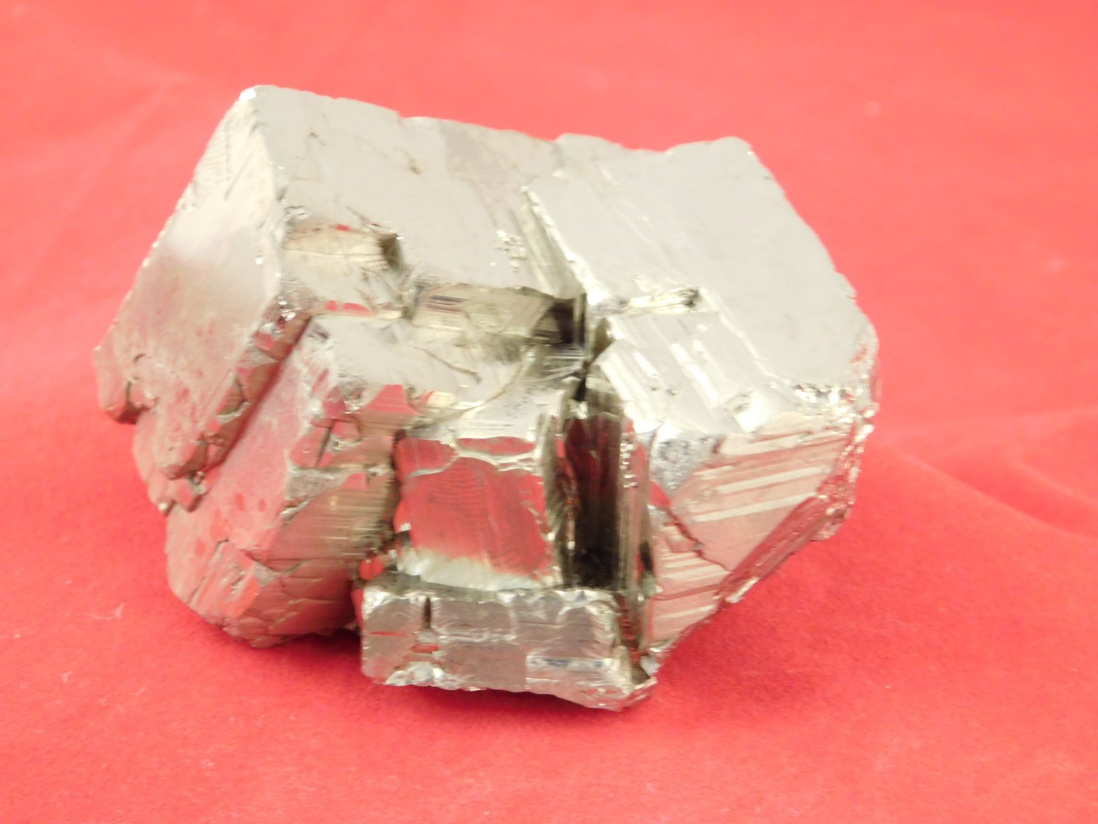 LARGER! 100% Natural PYRITE Crystal CUBE Cluster Huanzala Mine Peru 318gr