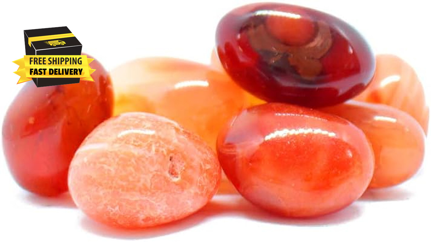 Carnelian Tumbled – Healing Stone – Chakra Stone (20-25Mm) (1) ⭐️⭐️⭐️⭐️⭐️
