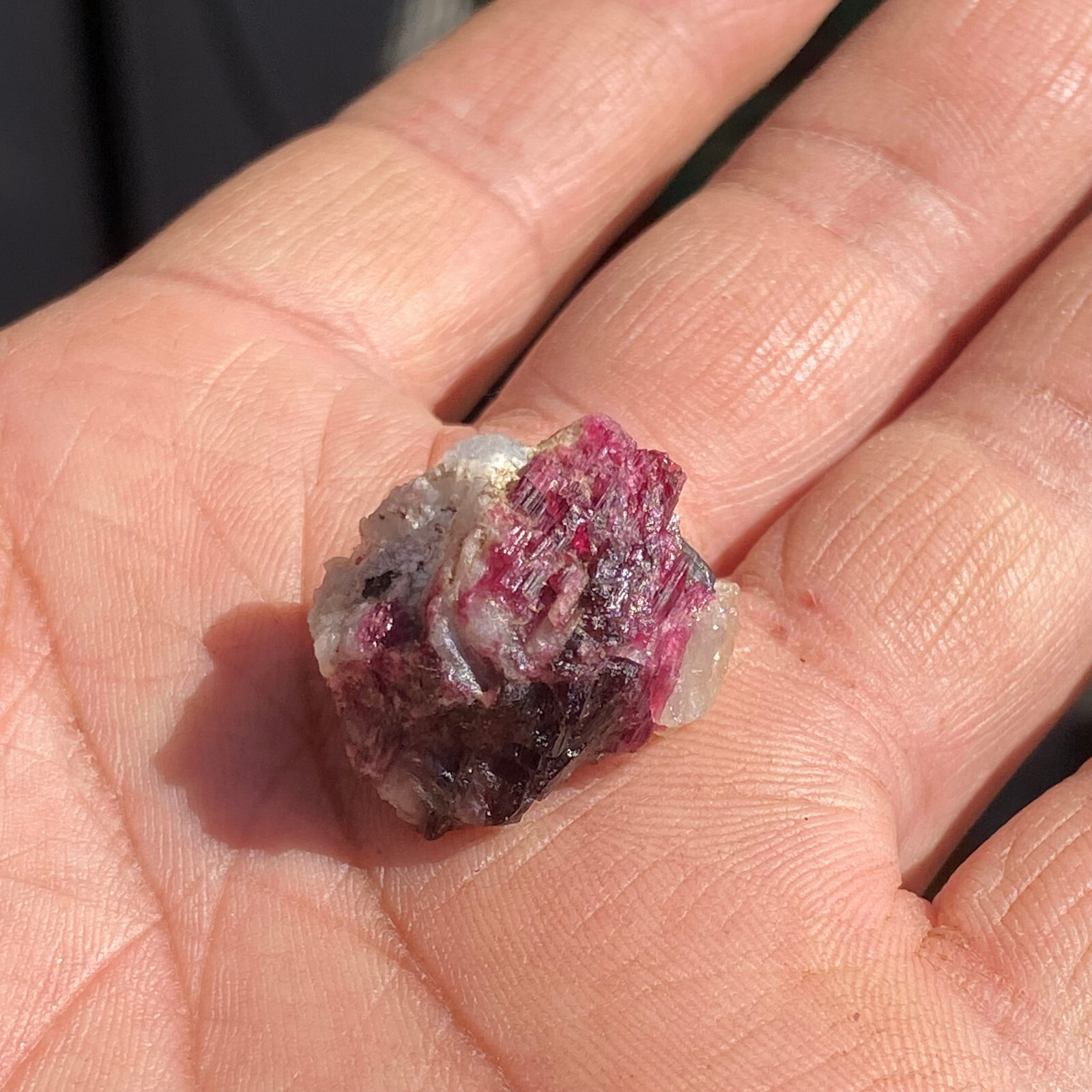 7.0g Natural Pink Tourmaline Crystal Cluster Rough Gem Mineral Specimen