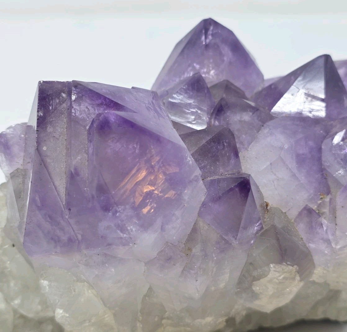 3.75lb Natural affection Amethyst Cluster Quartz Crystal Mineral Specimen