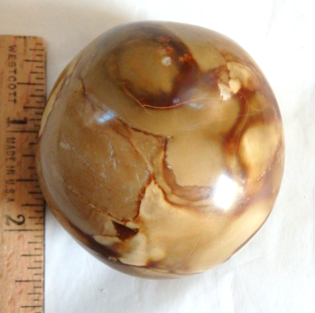 Crystal Stunning Polychrome Jasper $27 Polished 183 grams