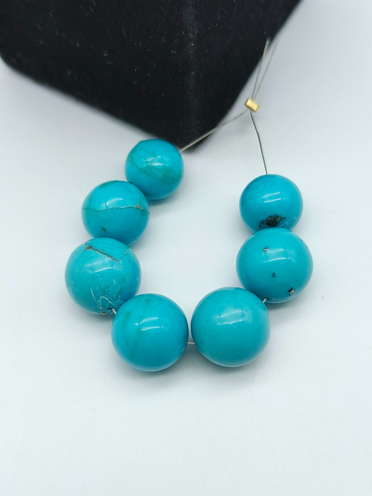 Turquoise Round Beads Natural Gemstone Round Ball Beads Gemstone Making Jewelry