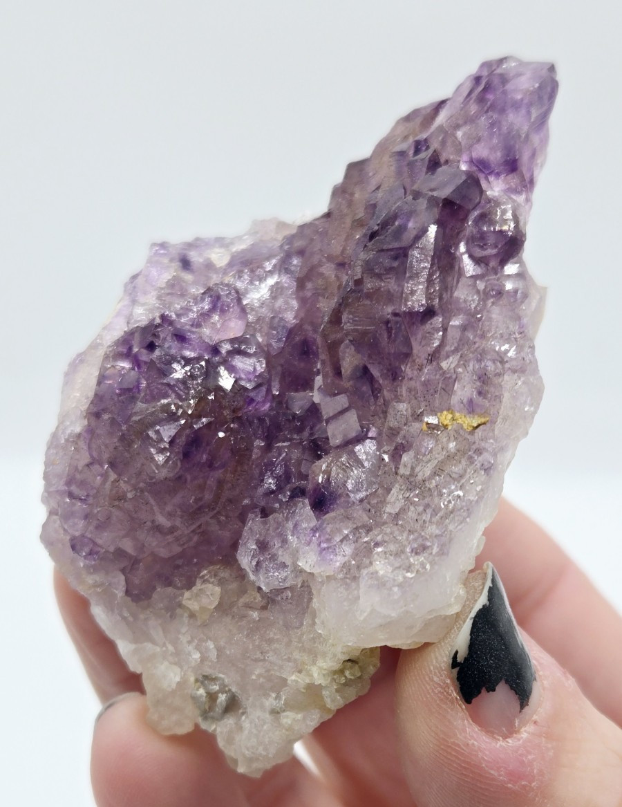 Unique Locality Purple Amethyst Crystal Specimen – India