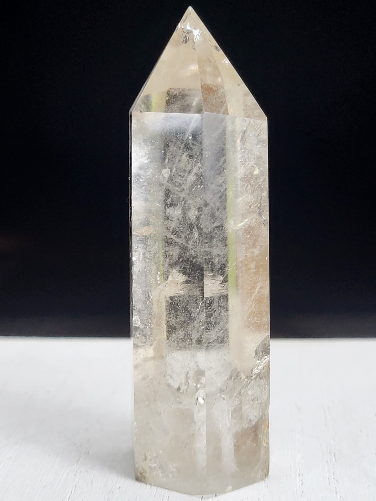 Smokey Quartz Tower Crystal Chakra Point Gemstone Wand Reiki