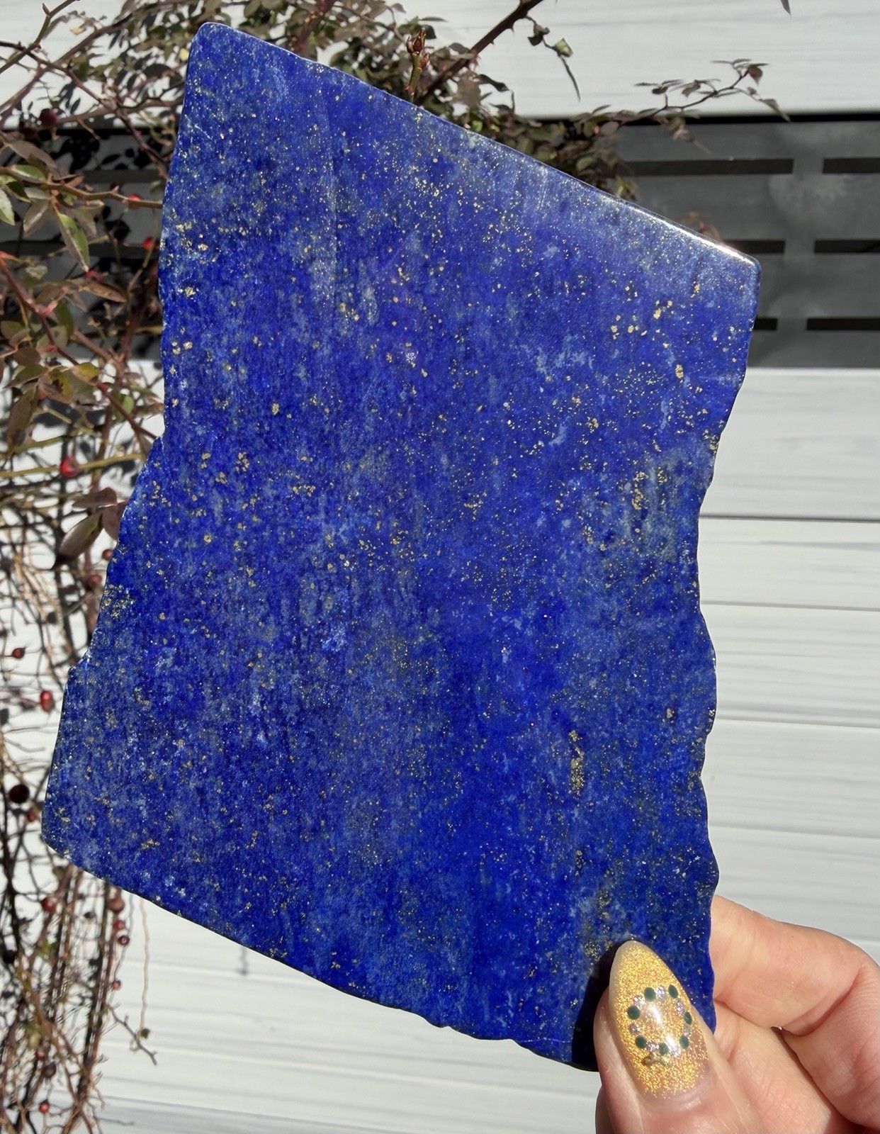 Wholesale Lot 2 Lbs Natural Lapis Lazuli Polished Slab Crystal