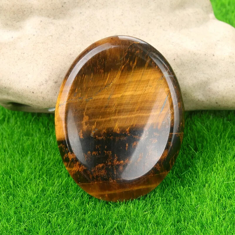 Natural Worry Stone Crystal – Gemstone Selection Healing Protection Pocket Stone