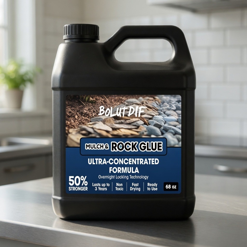 68 OZ Mulch Glue for Landscaping, Rock Glue for Landscaping and Stabilizing Mulc