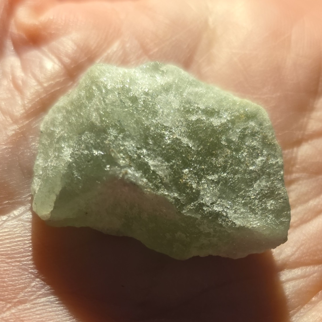 Green Natural Rough Crystal Mineral Specimen Stone Chunk Natural Shape