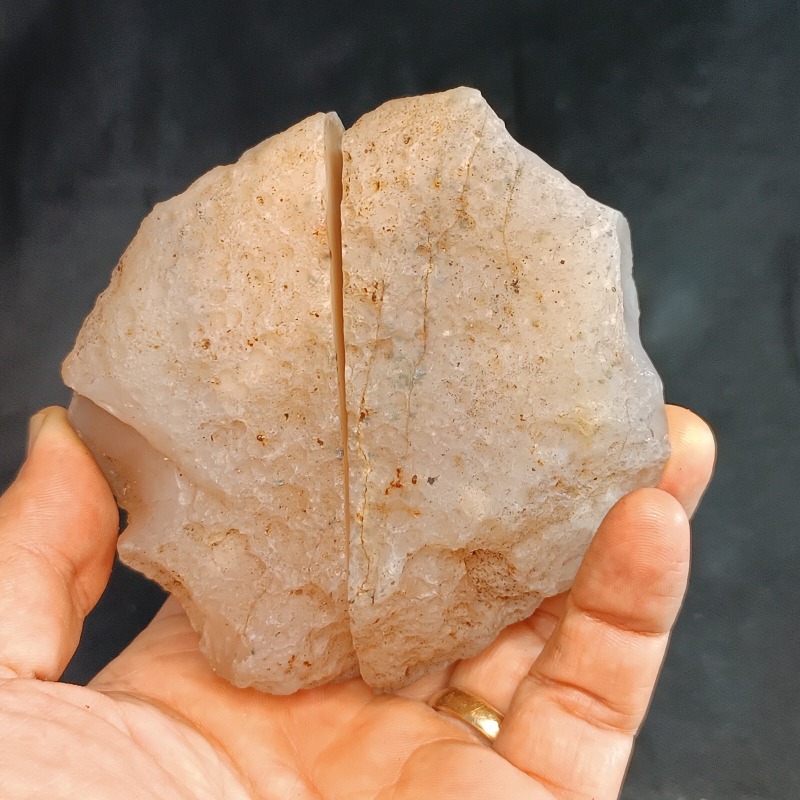 640g/1.41 lb turkish agate stone rough,customs duty included