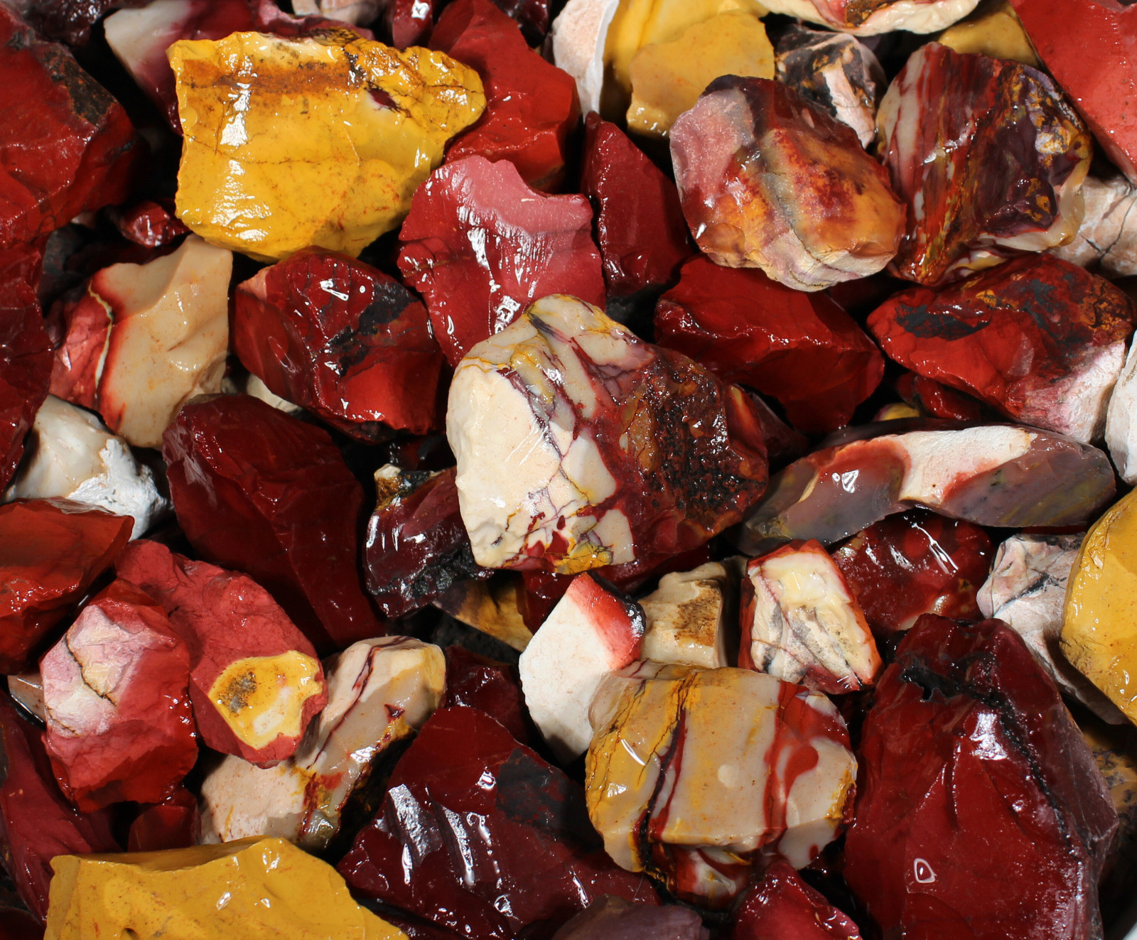 Mookaite Jasper – Rough Rocks for Tumbling – Bulk Wholesale options