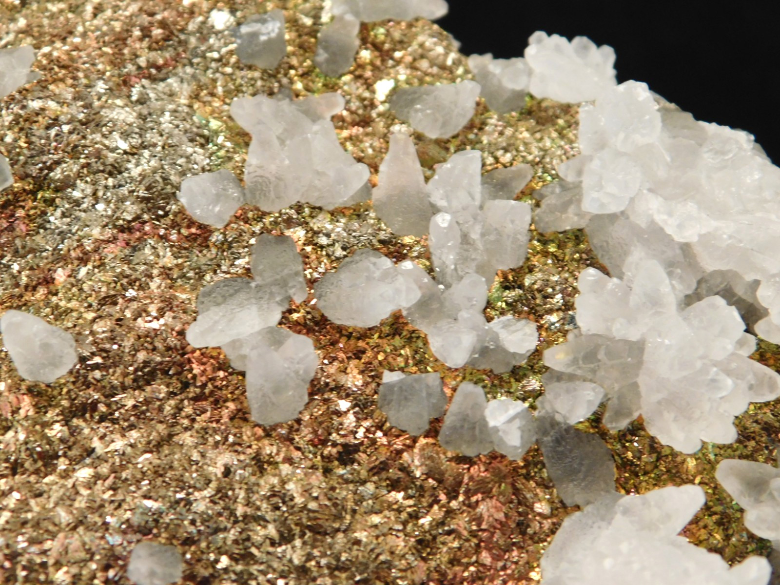 BIG! MARCASITE Crystal Cluster with Fluorescent Calcite Crystals Mexico 2464gr