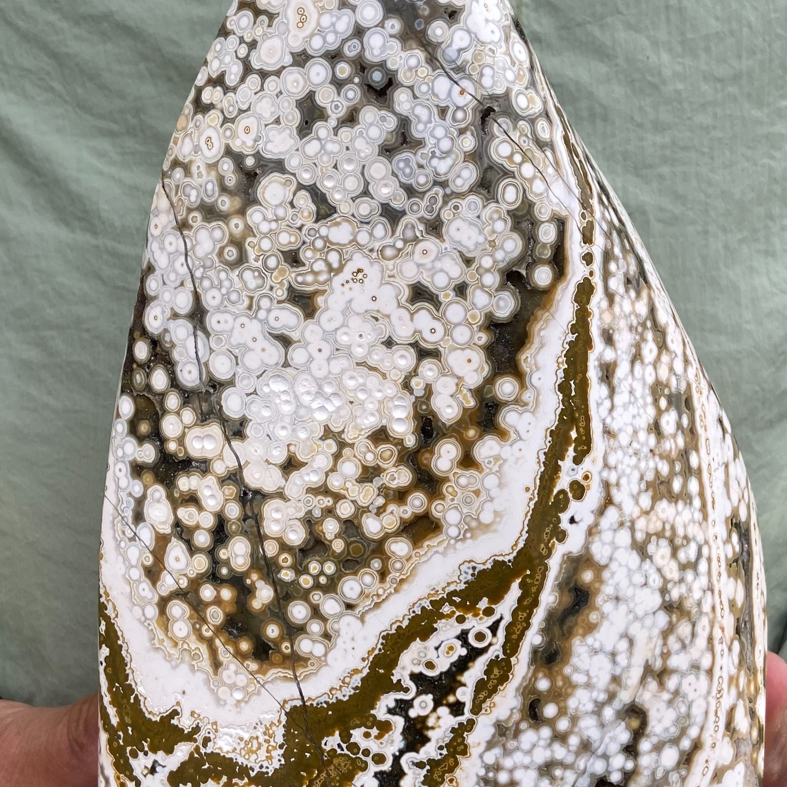 11.79LB Rare Large Natural Colourful Ocean Jasper Druzy Crystal Reiki Healing
