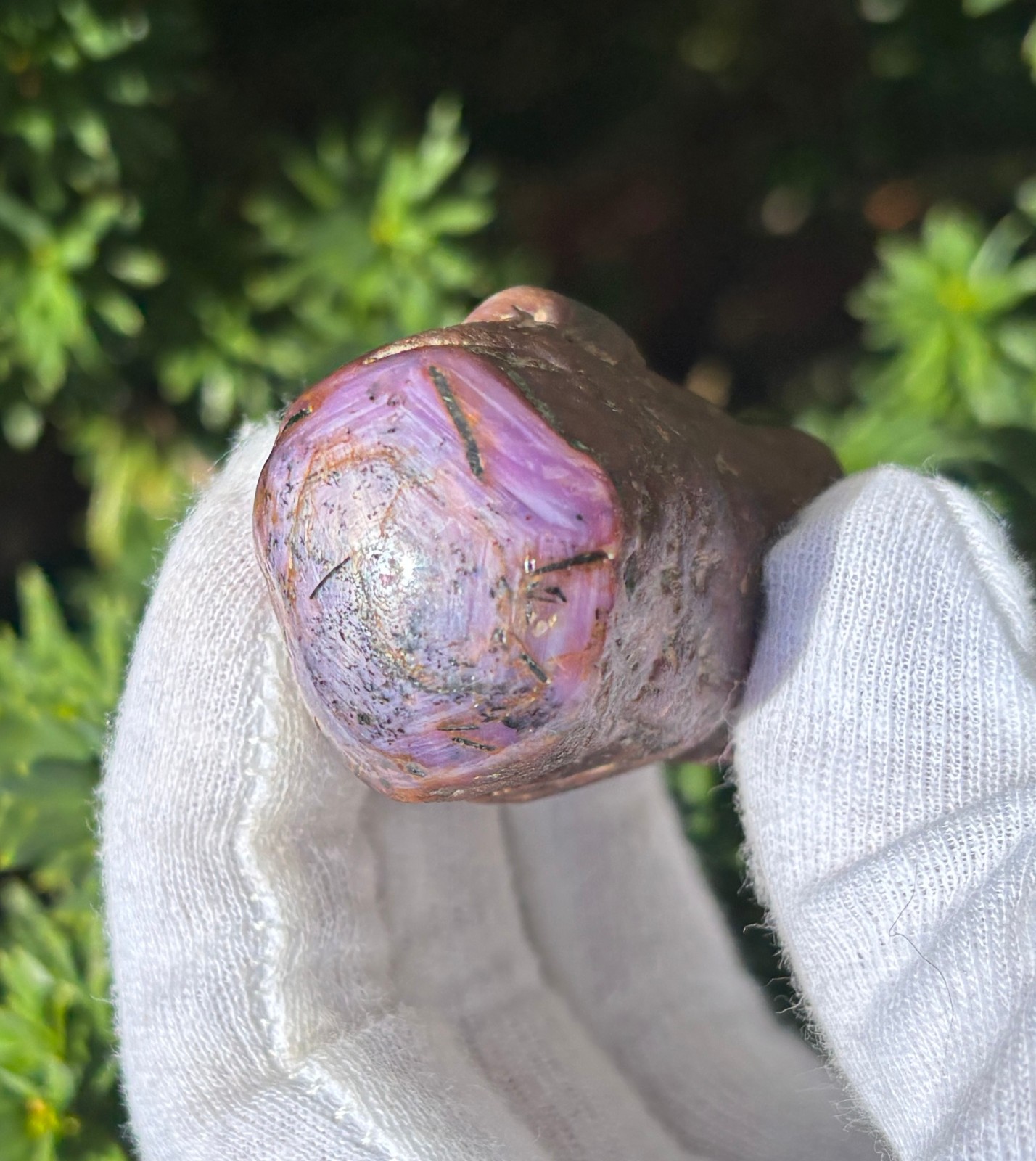 USA SALE 107g 2.7″ XL/HUGE STAR RUBY POLISHED TOP/TIP NATURAL WAND SCEPTER LARGE